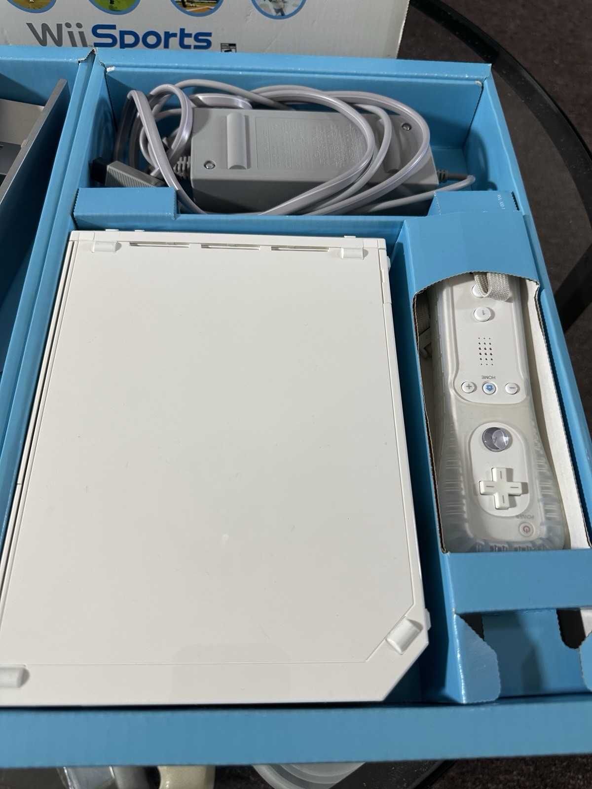 Nintendo Wii Console Complete in Box – Controller Nunchuck Power Chords Tested