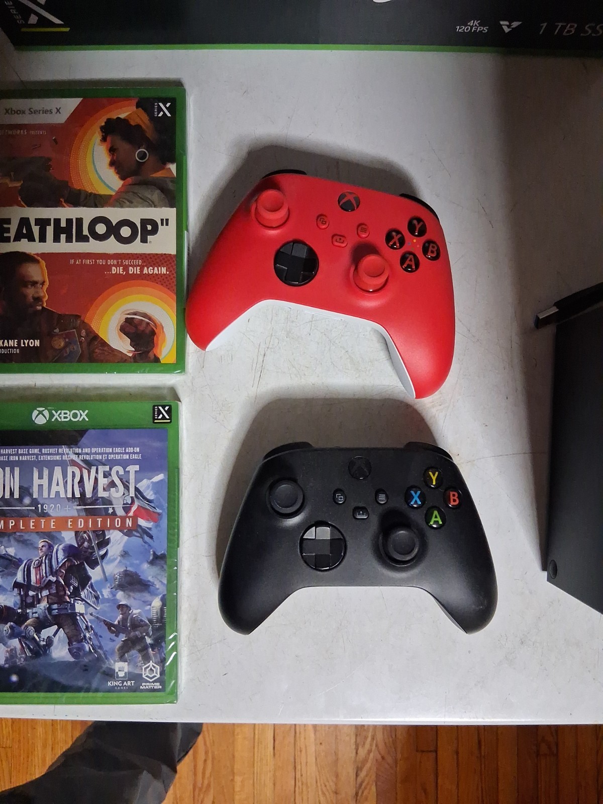 Xbox Series X 1TB Console Bundle 2 Controllers 2 Games 2tb Seagate Game Drive