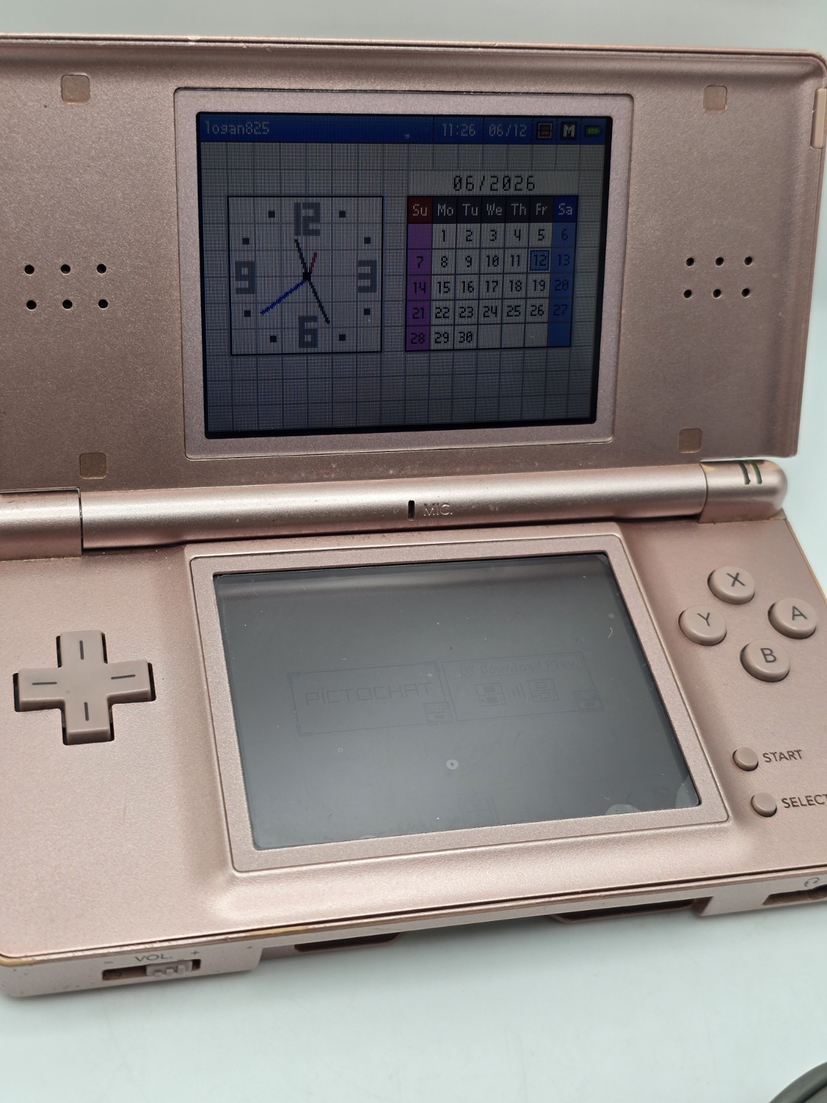 Nintendo DS Lite USG-001 Console Metallic Rose Console w/Charger – TESTED