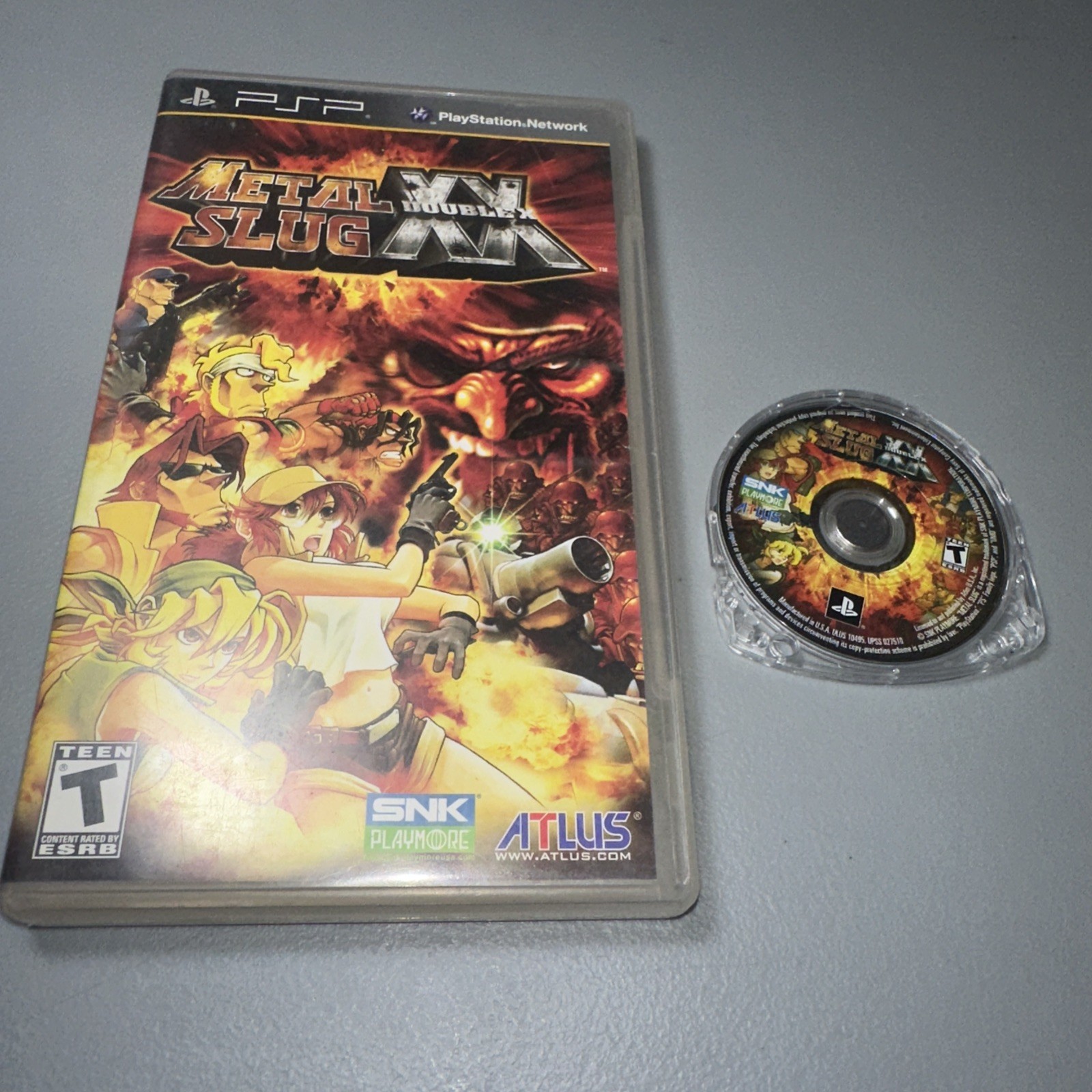 Metal Slug XX (Sony PSP, 2010) Game And Case No Manual