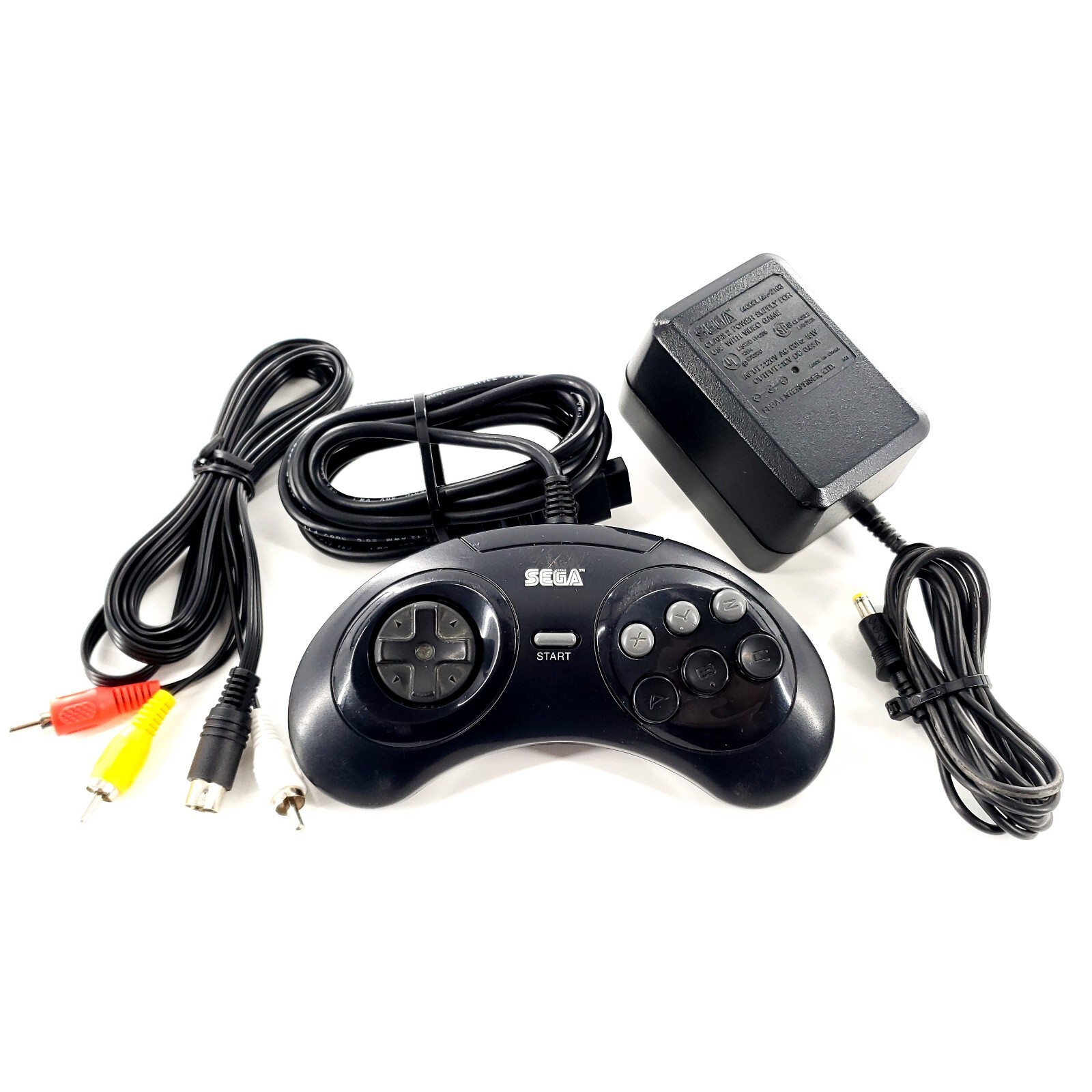 Sega Genesis 3 Core System Bundle Black w/ Box, 2 Games, Cables Tested & Works