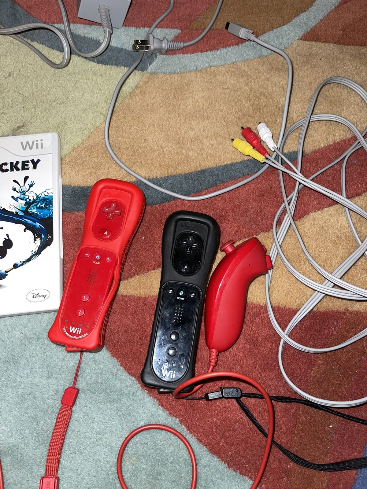 Nintendo Wii Limited 25th Anniversary Edition Red Console: 4 Games Included!
