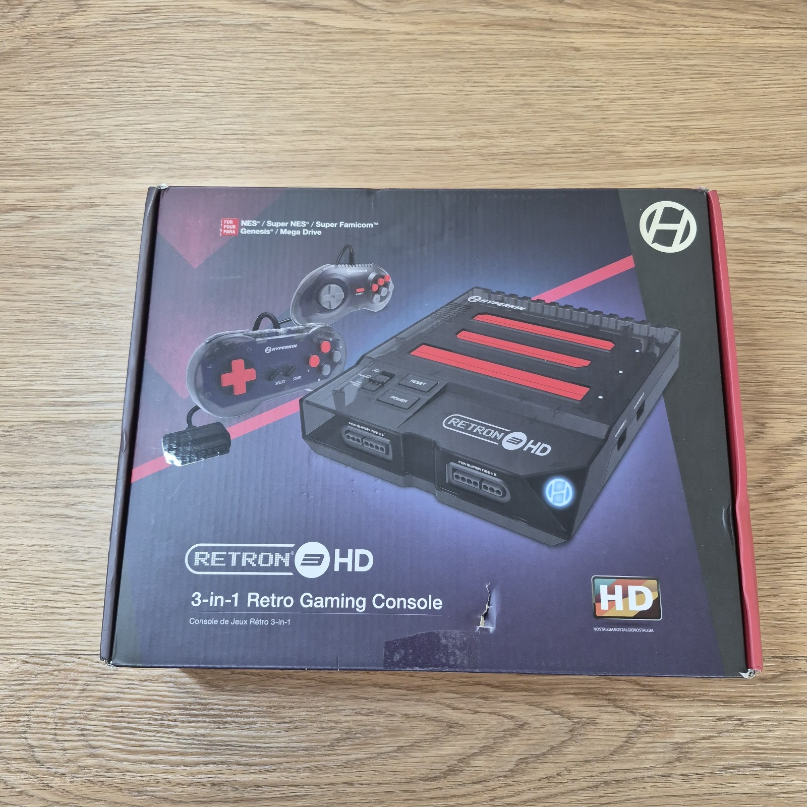 Hyperkin RetroN 3 HD 3-in-1 Retro Gaming Console Space Black for NES, Genesis