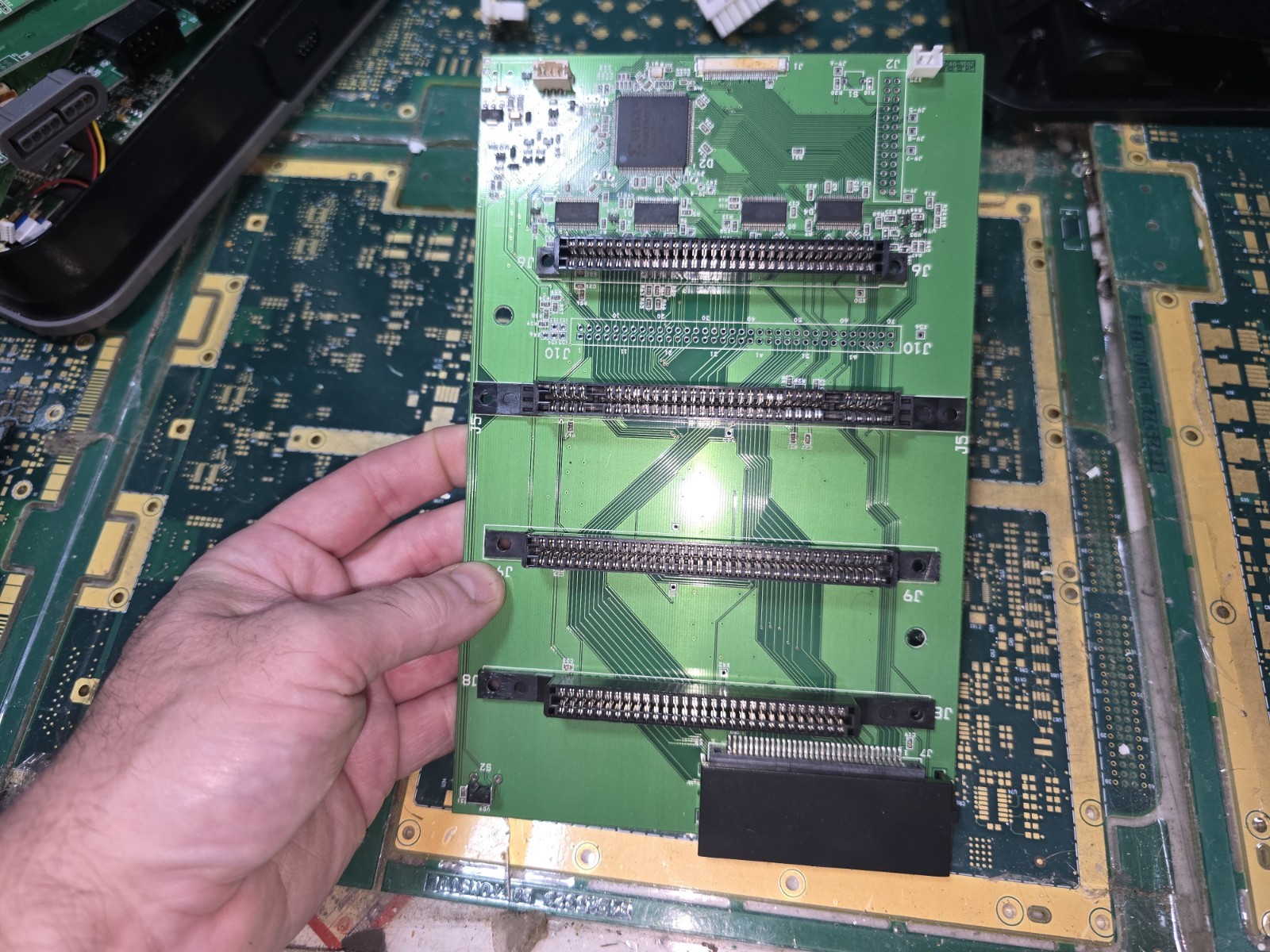 Hyperkin Retron 5 DEFECTIVE DONOR Cartridge Slot Board-Broken Pin/Clip-PARTS