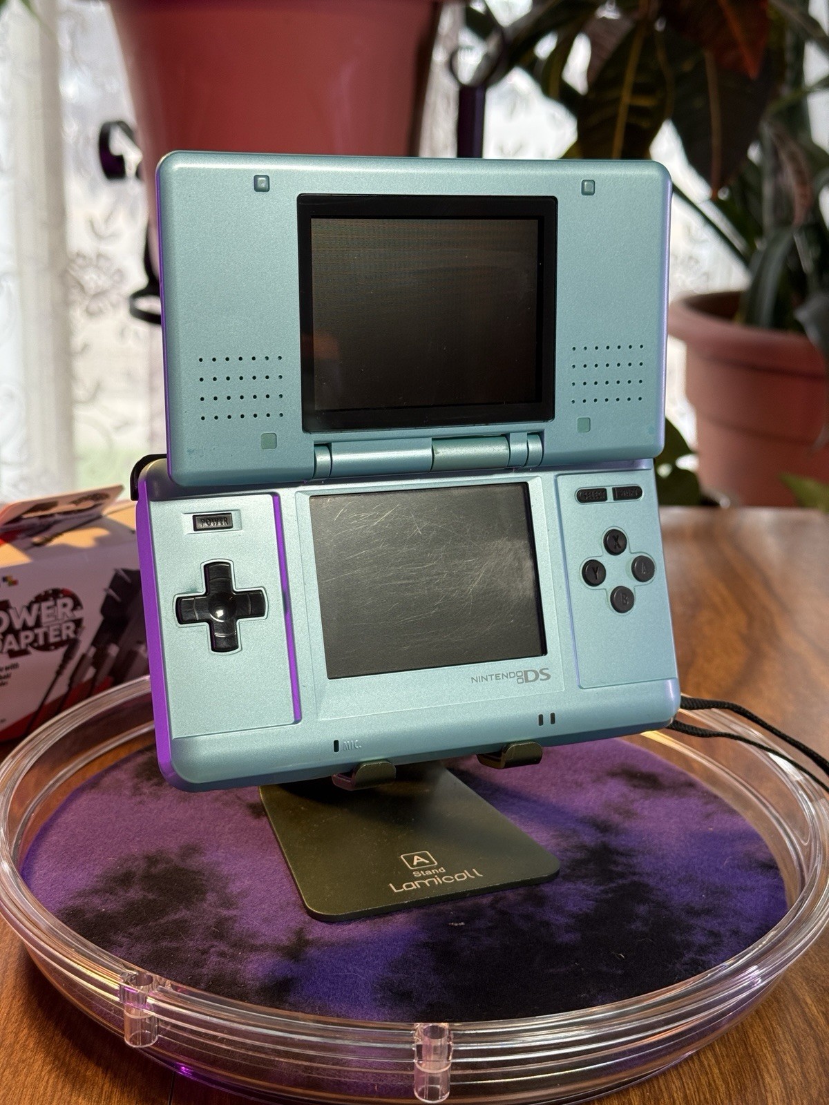 Nintendo DS Original Handheld System Teal Blue W/ 12+ Console Multi Charger Read