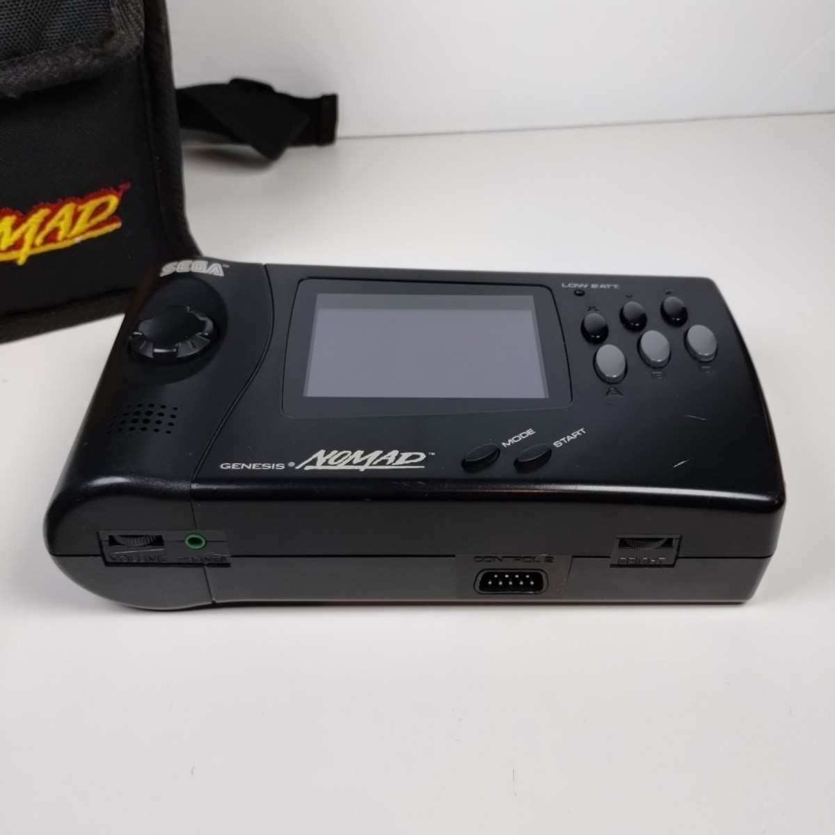 Sega Genesis Nomad Handheld Console Black Model MK-6100 W Cords, Game & Control