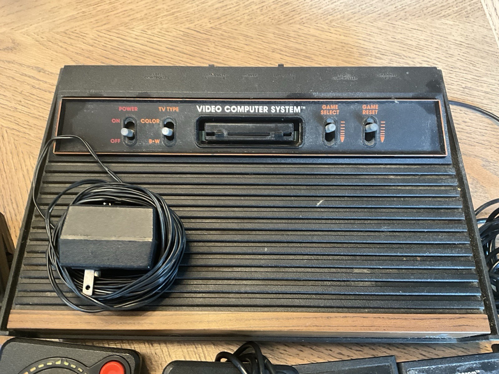 Vintage Atari Model CX2600A Video Game System W/ 15 Games + 2 Joysticks Pac-Man