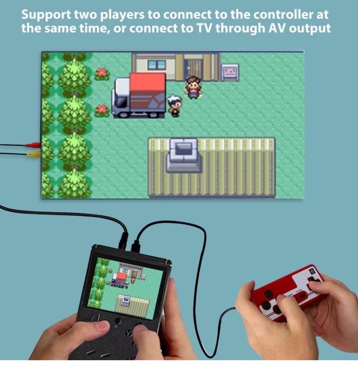 Game Box Plus Handheld Game System – Retro Video Gaming Console with Preloaded