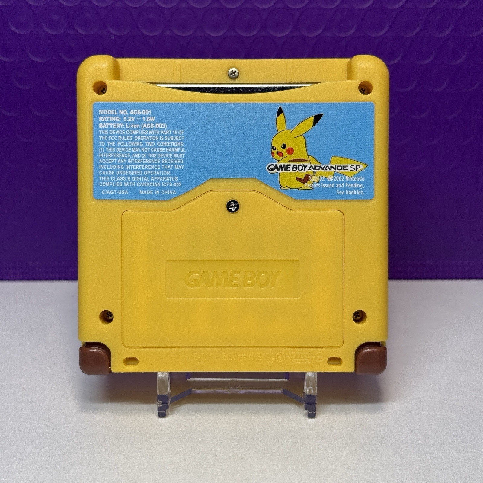 Gameboy Advance SP V5 IPS Mod (Brighter Screen) GBA SP System – Pikachu
