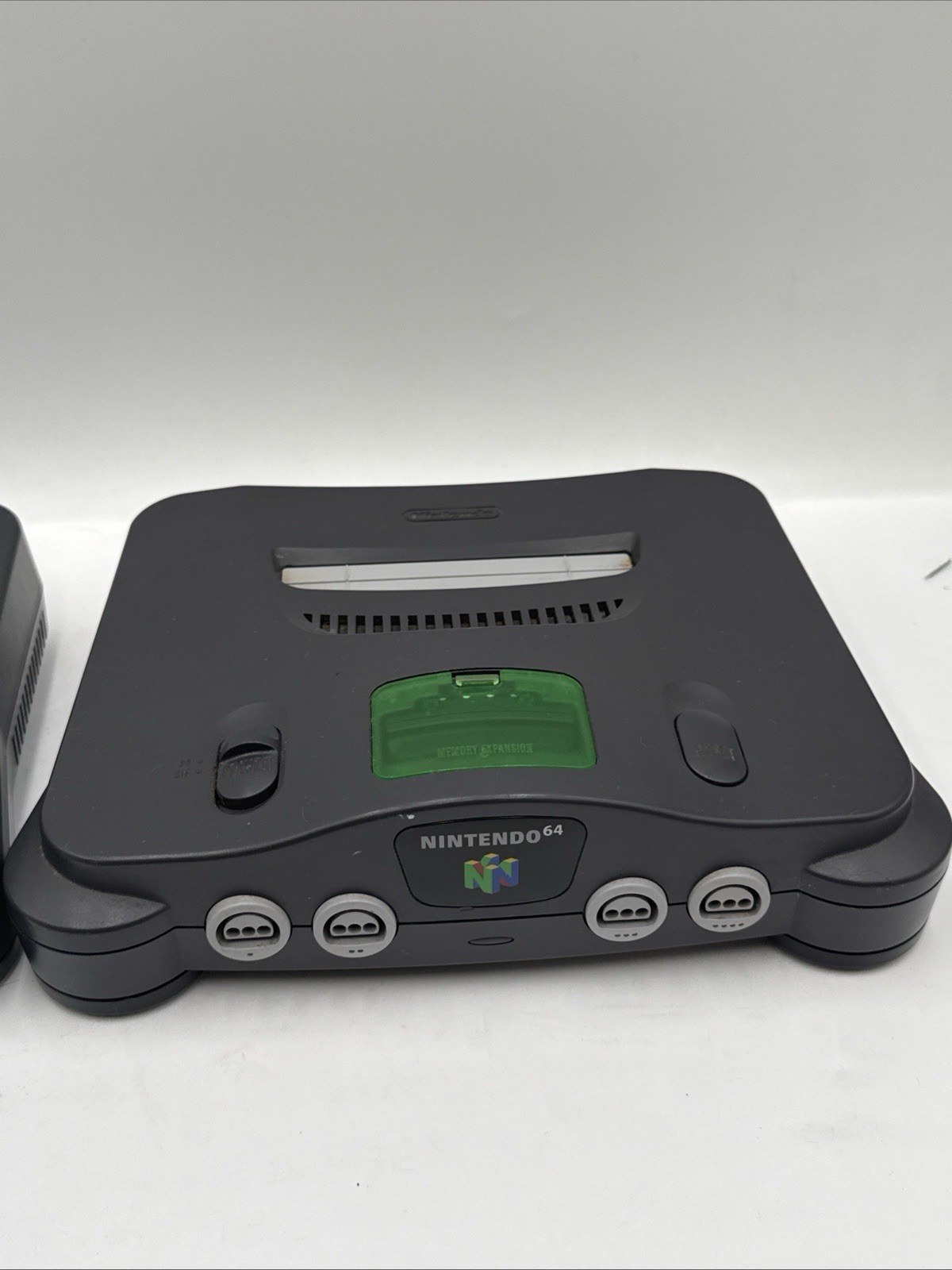 Lot Of 2 Nintendo 64 Charcoal Gray N64 Console Only For Parts Or Repair