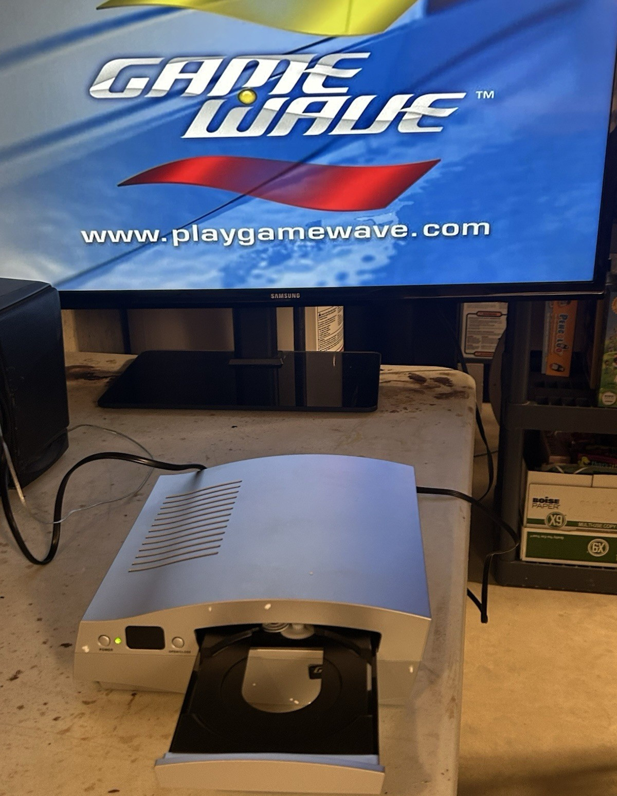 Game Wave Family Entertainment System Console w/ 4 Controllers RCA Untested