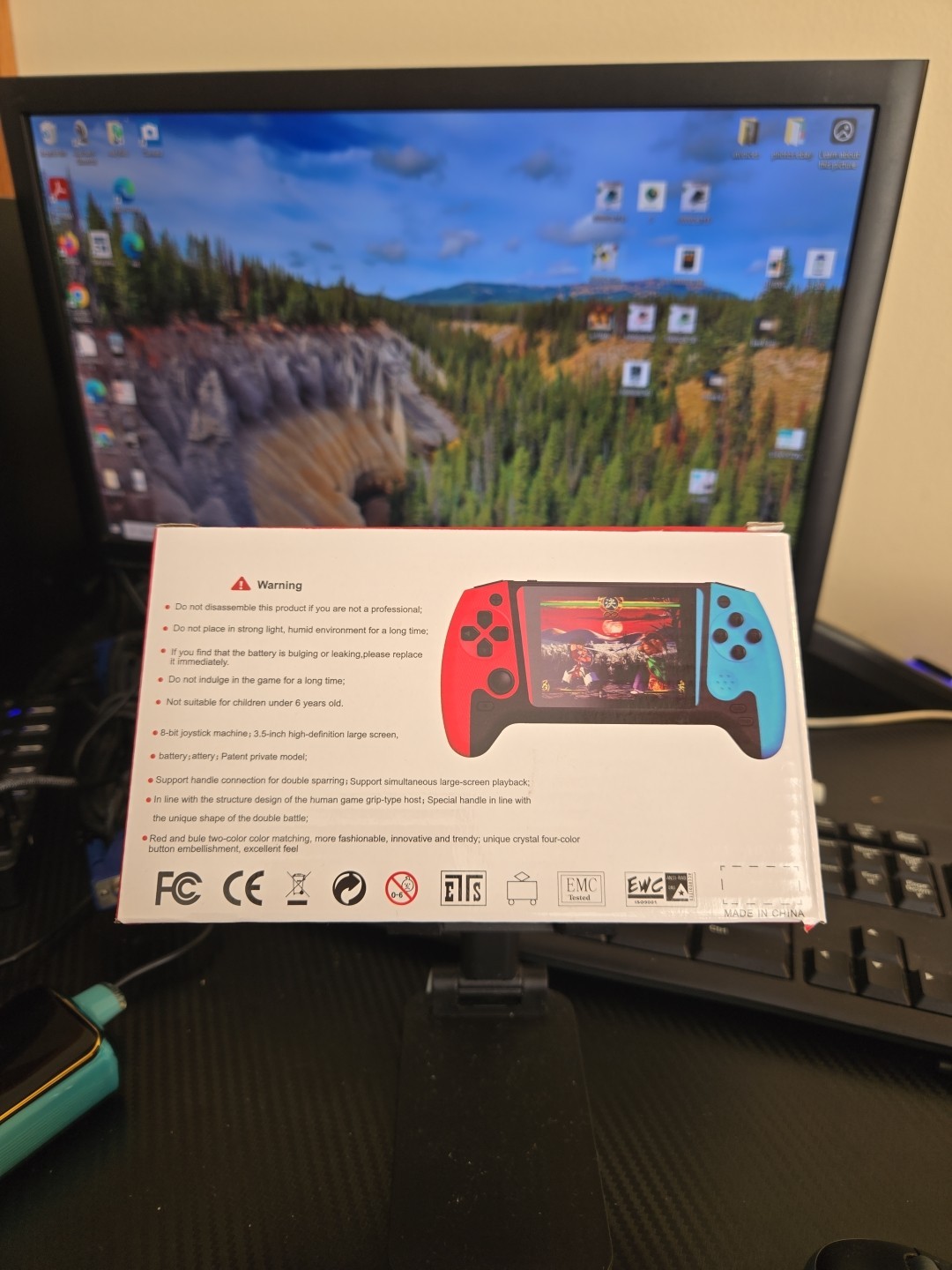 Q21 Remote Sensing Game Console With 500 Classic Built In Games