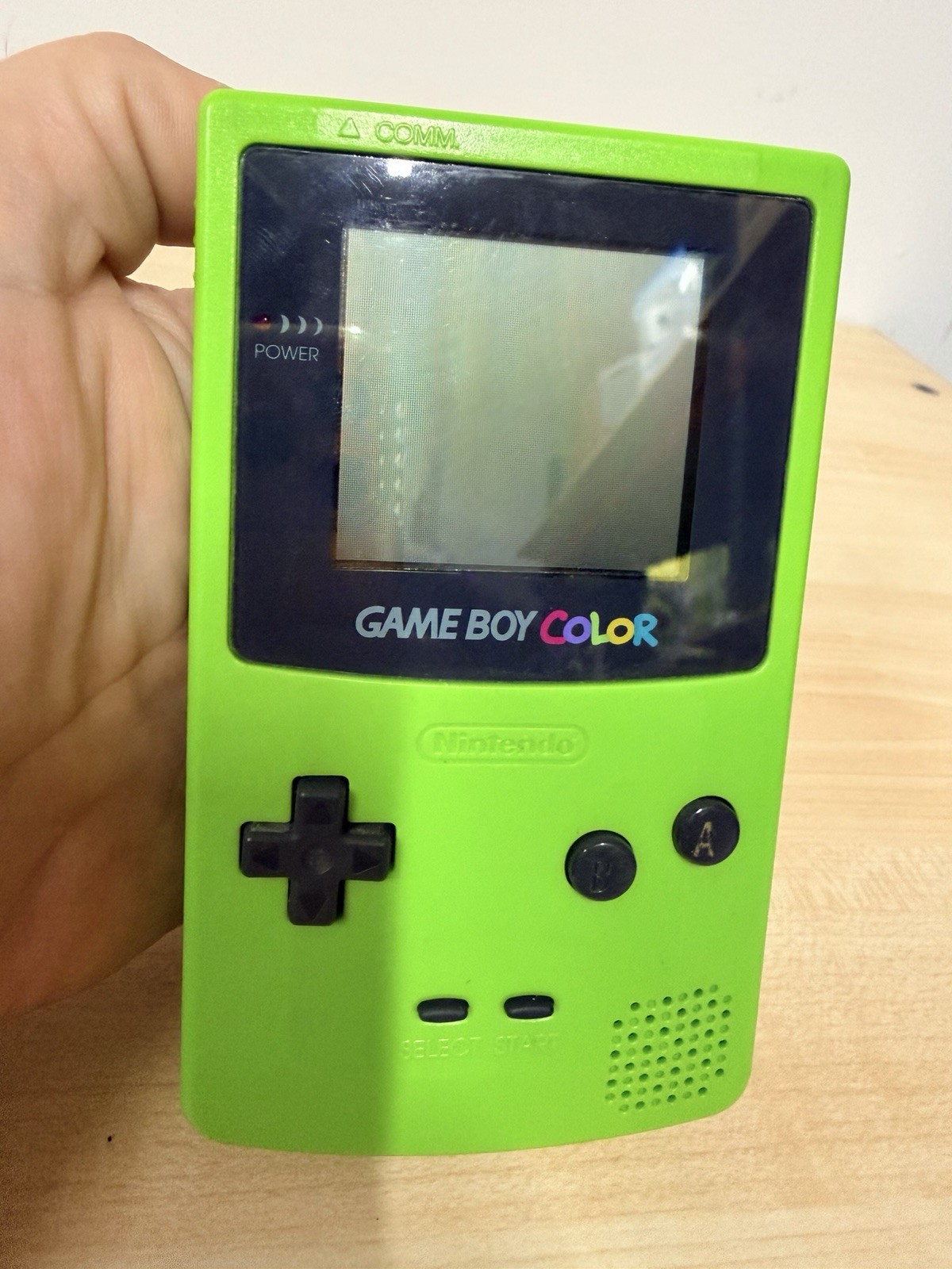 Nintendo Game Boy Color Kiwi/Lime Green Handheld System (CGB-001) [Tested/Works]