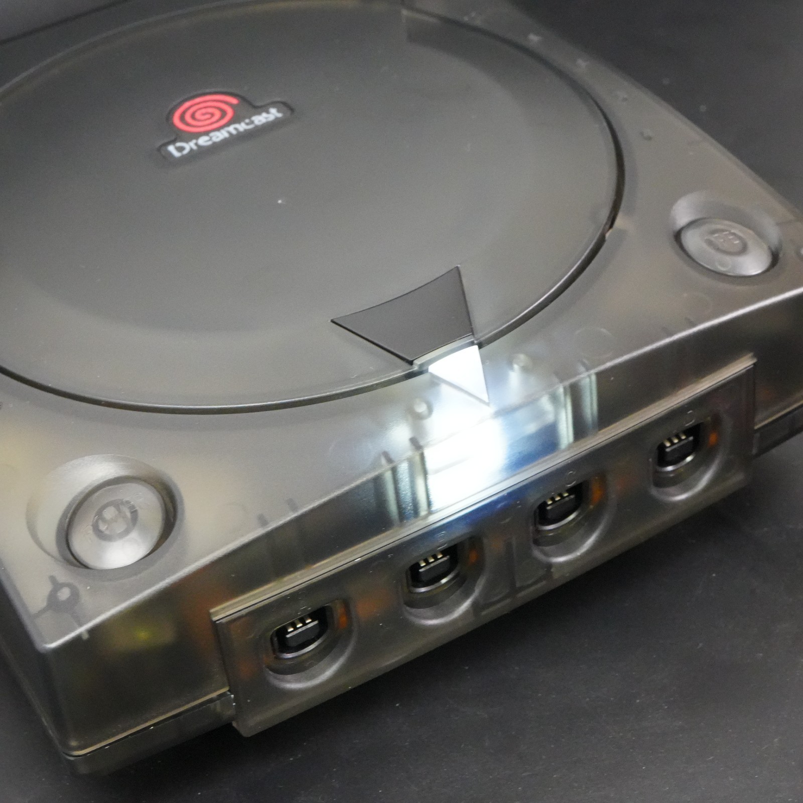 SEGA Dreamcast VA1 Console Translucent Black Shell, Power Supply MOD NTSC-J