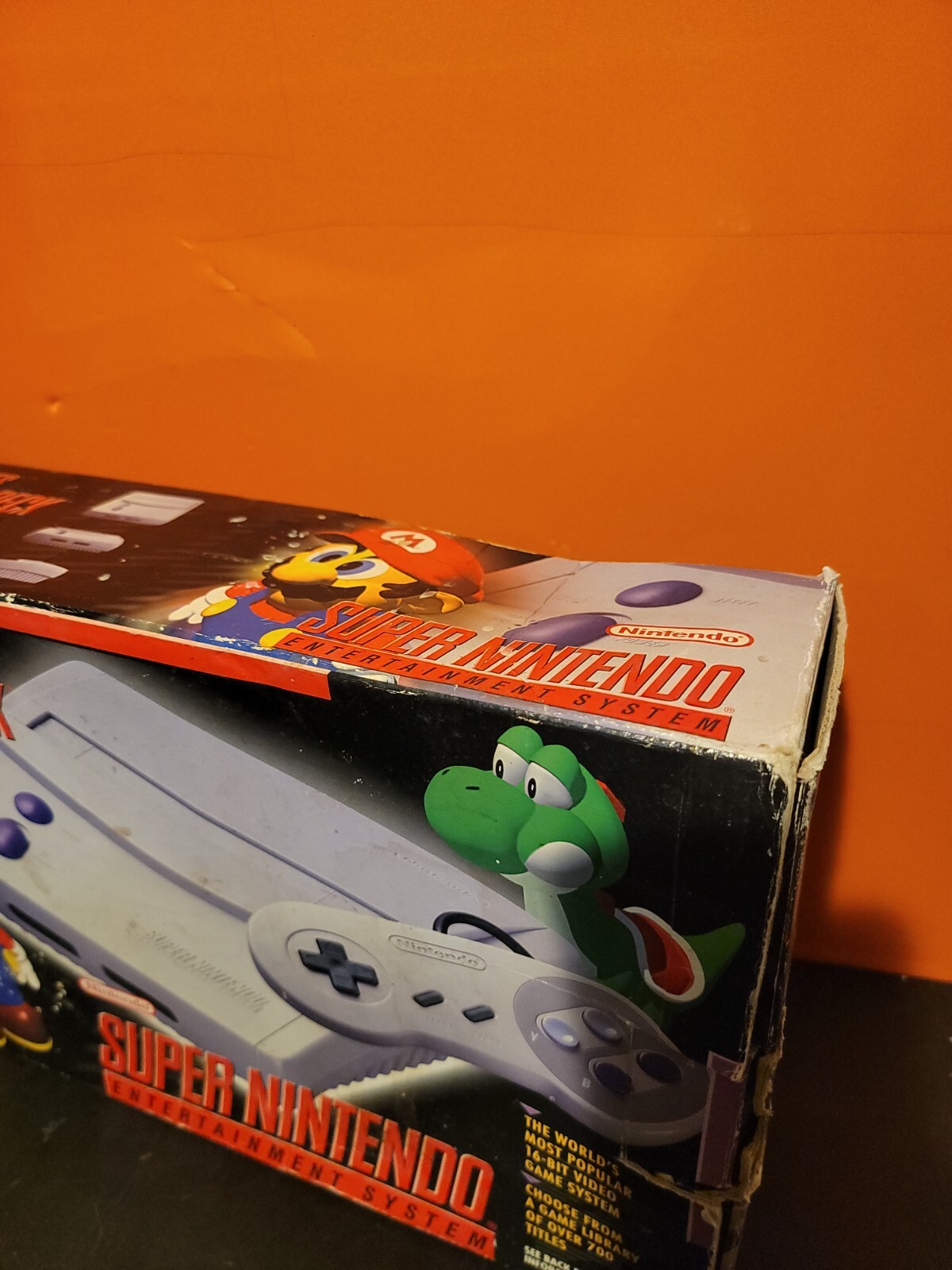 Super Nintendo Junior Jr Control Deck Console in Original Box ~ Tested & Working