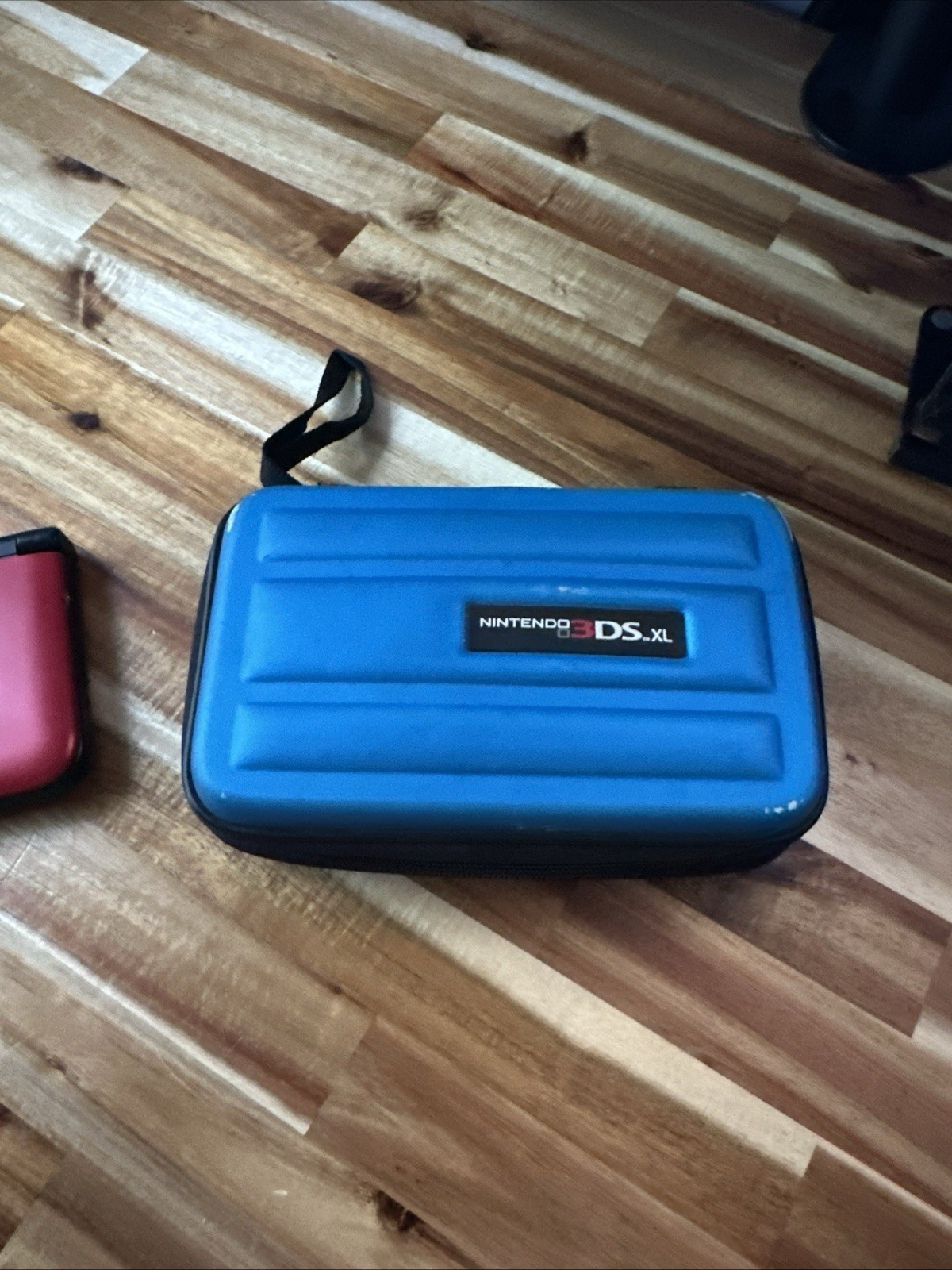 Nintendo 3DS XL Red (W/ Case/Chargers & 4GB SD Card) Tested/Works (Read Details)
