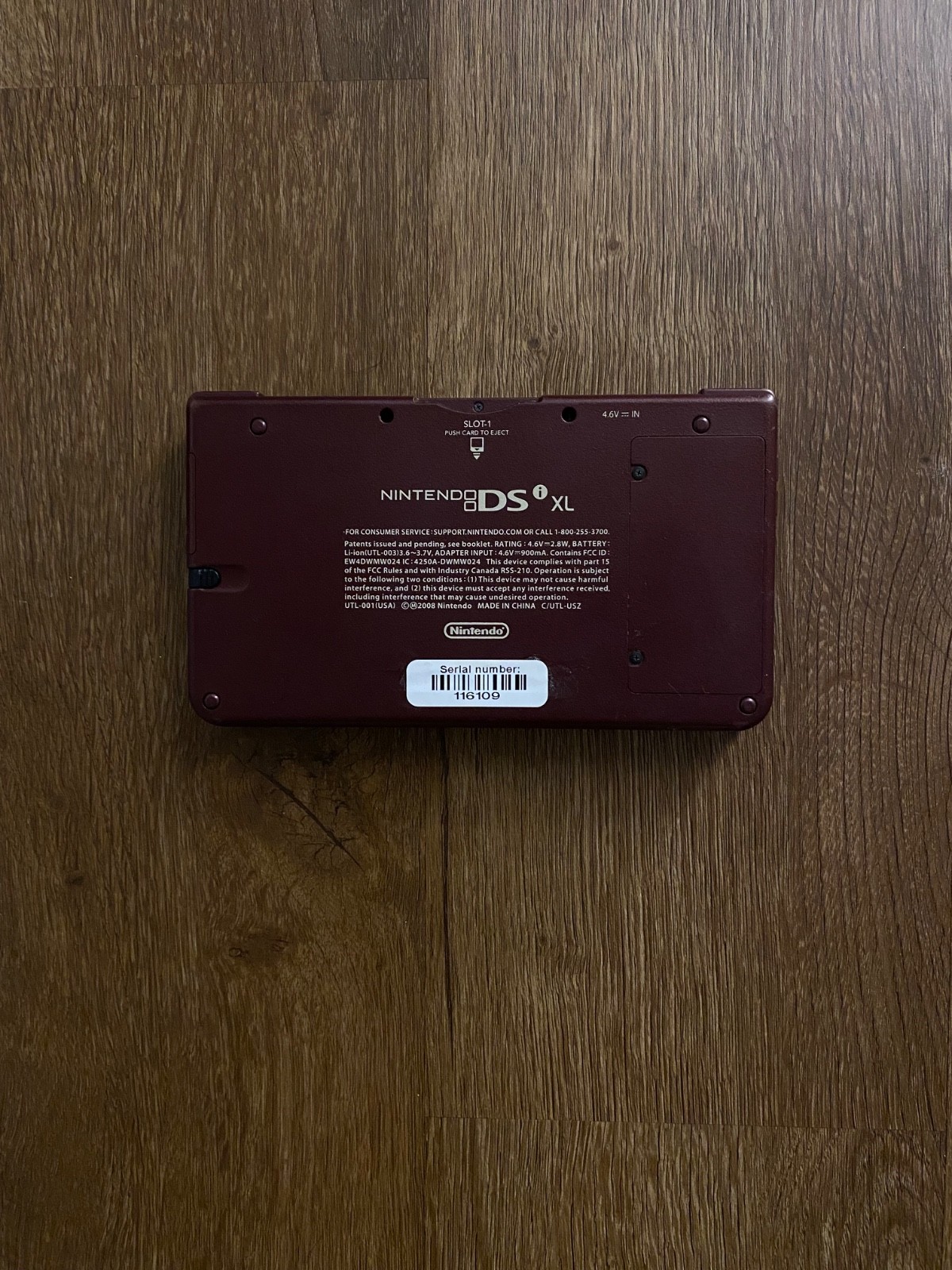 Nintendo DSi XL Launch Edition 256MB Handheld System – Burgundy (good condition)