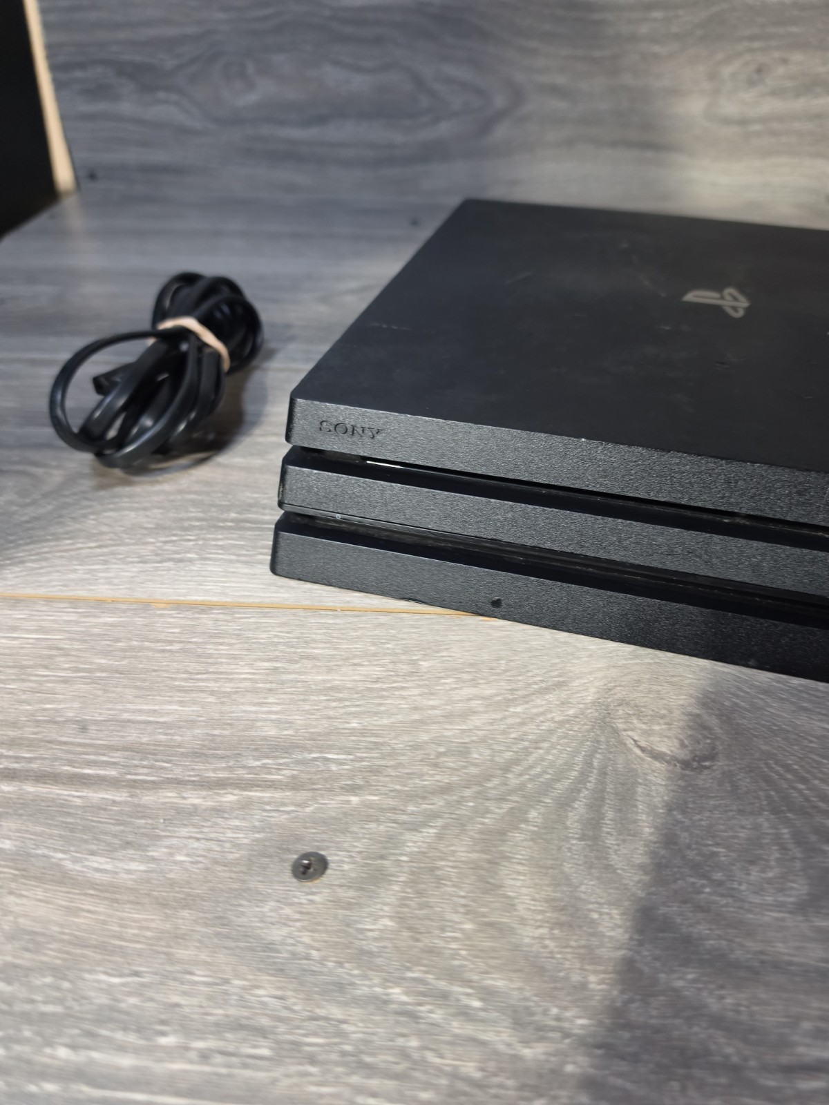Sony PlayStation 4 Pro 1TB Black PS4 Console & Cables – CUH-7015B – Tested
