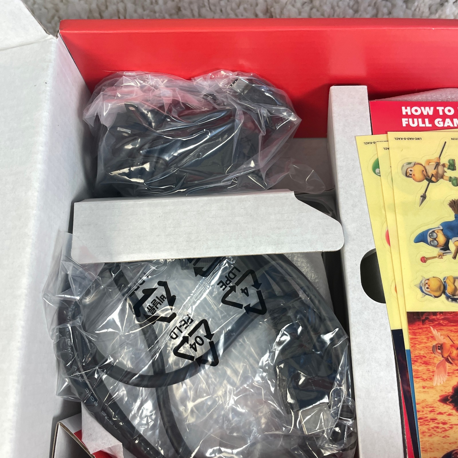 Nintendo Switch Mario Choose One Bundle Console No Code Complete in Box CIB