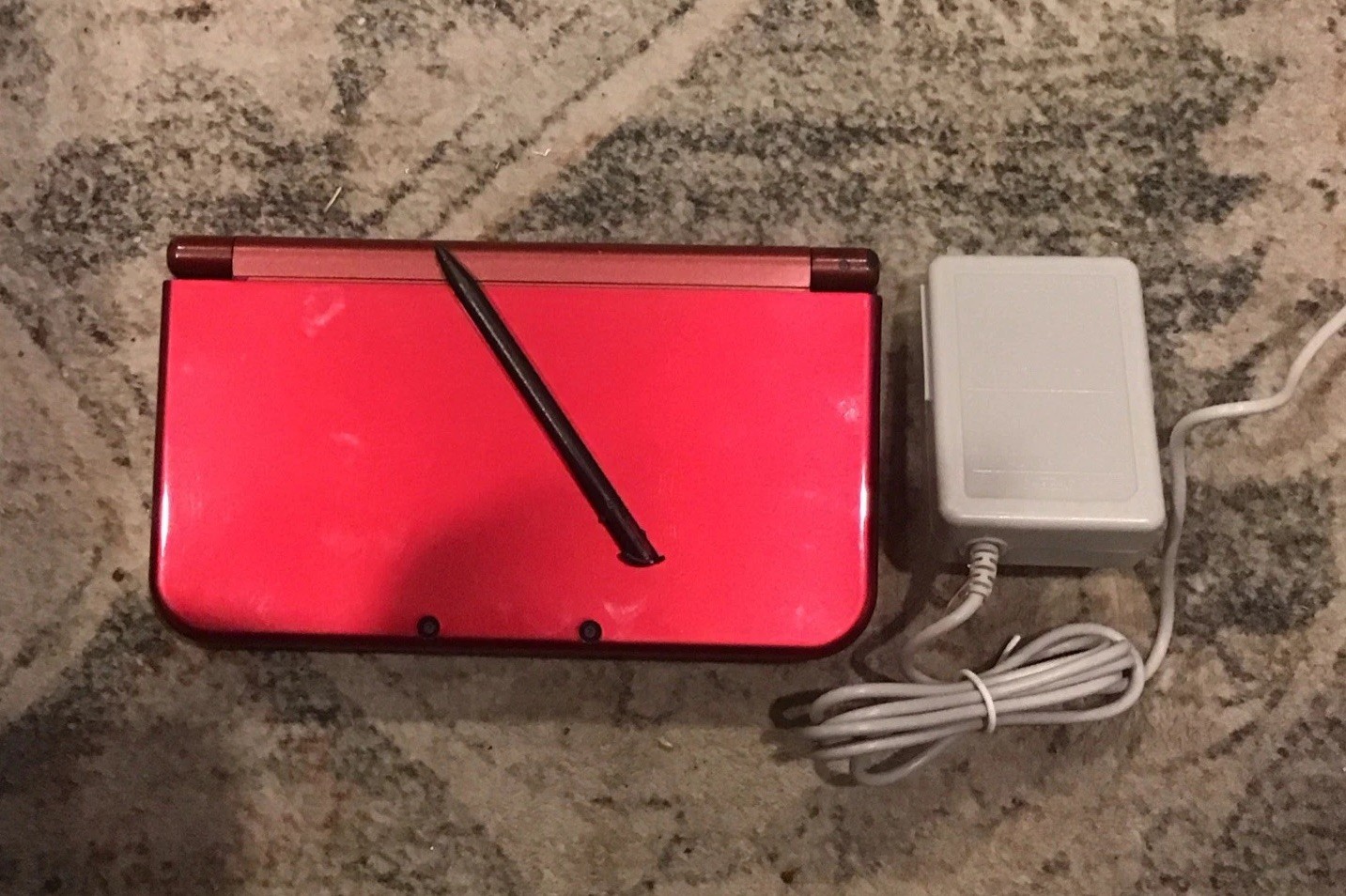 New Nintendo 3DS XL Red Handheld System Tested Works! 2