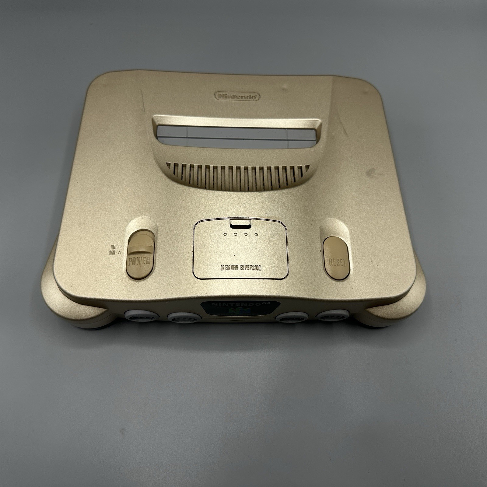 Nintendo 64 Console only Gold NUS-001 N64 NTSC-J Japan Tested