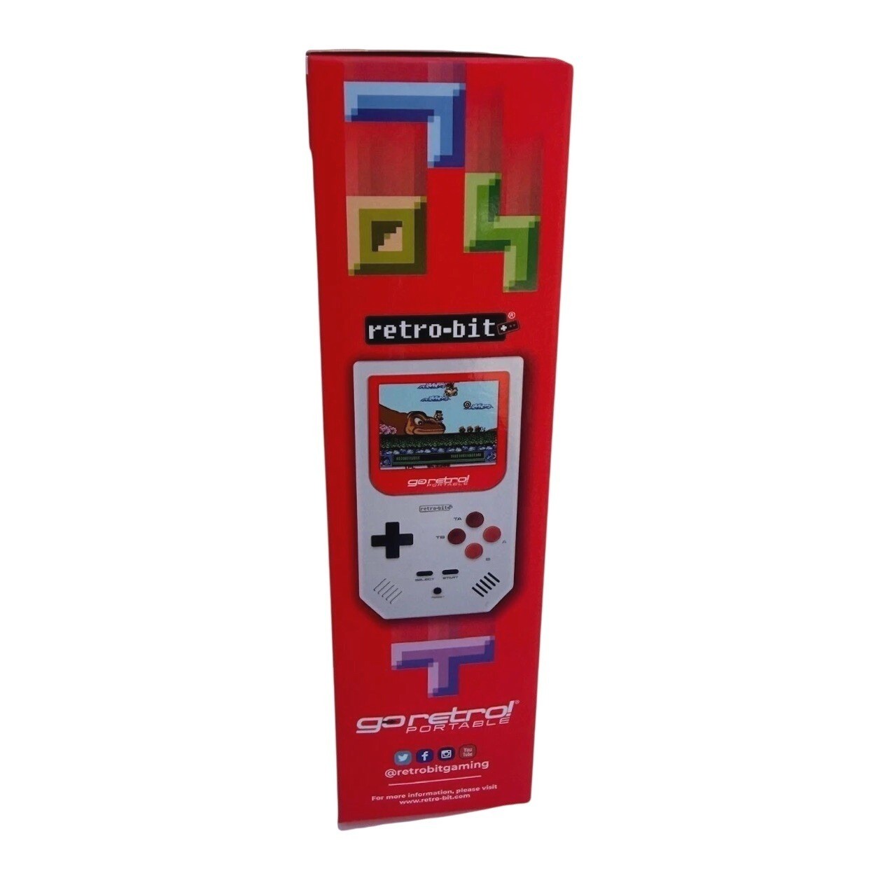 Retro-Bit GoRetro! Portable V1.3 Handheld Gaming Console with 250+ Built-in Game