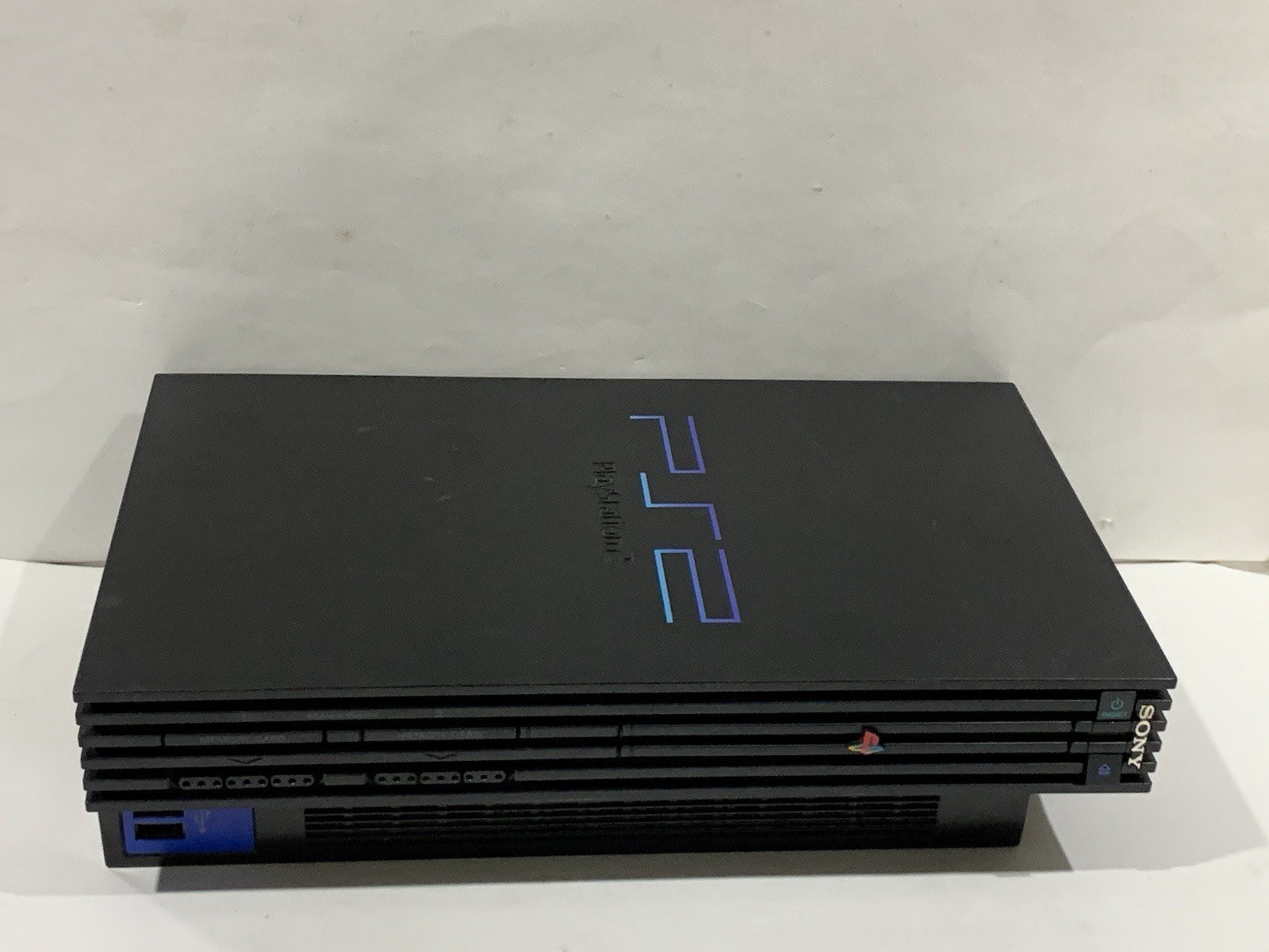 PS2 Midnight Black Limited PlayStation 2 SCPH-50000 FAT CONSOLE Working READ
