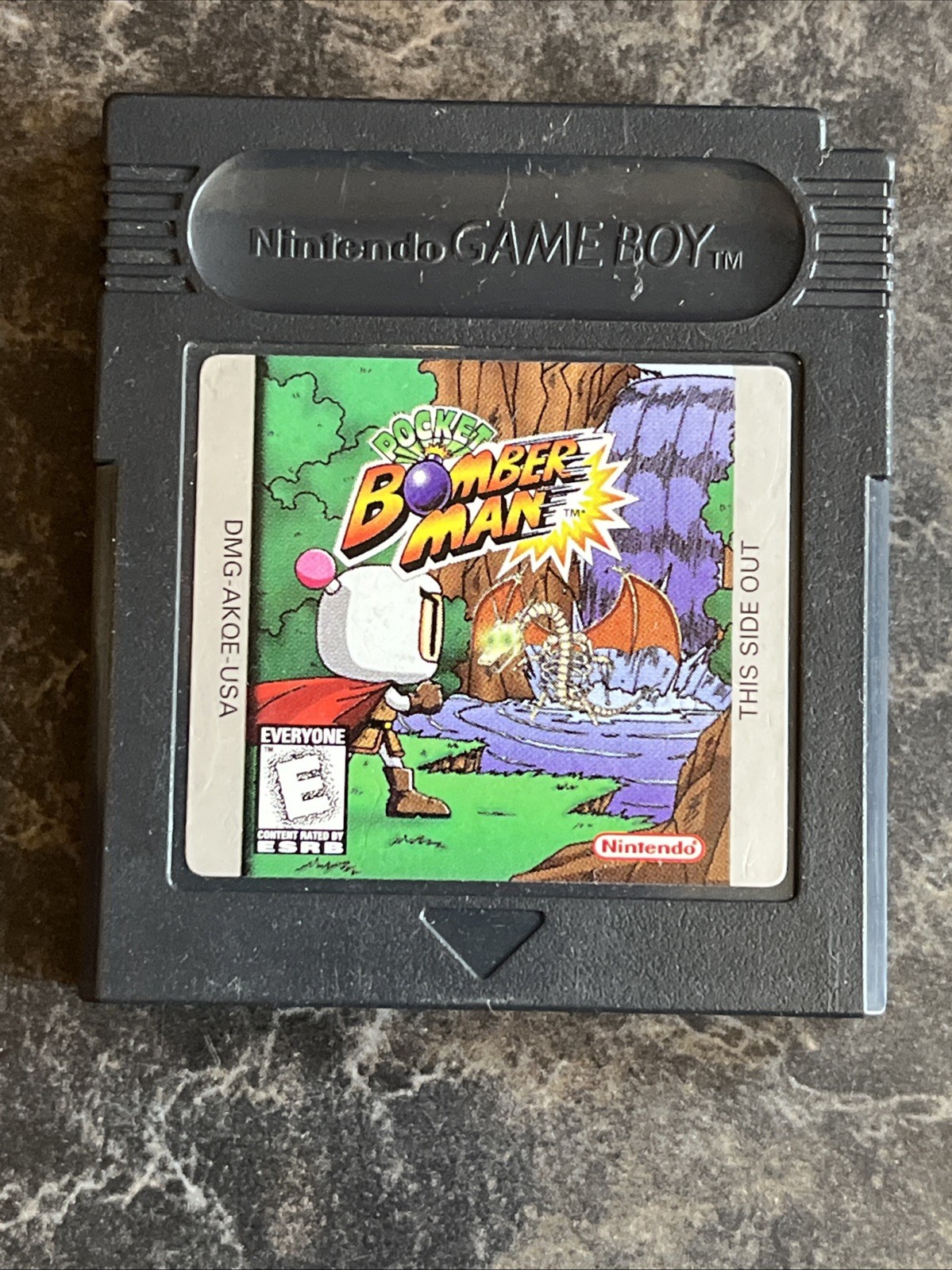 Works Nintendo Game Boy Color Atomic Purple Transparent Clear Croc 2 Bomber Man
