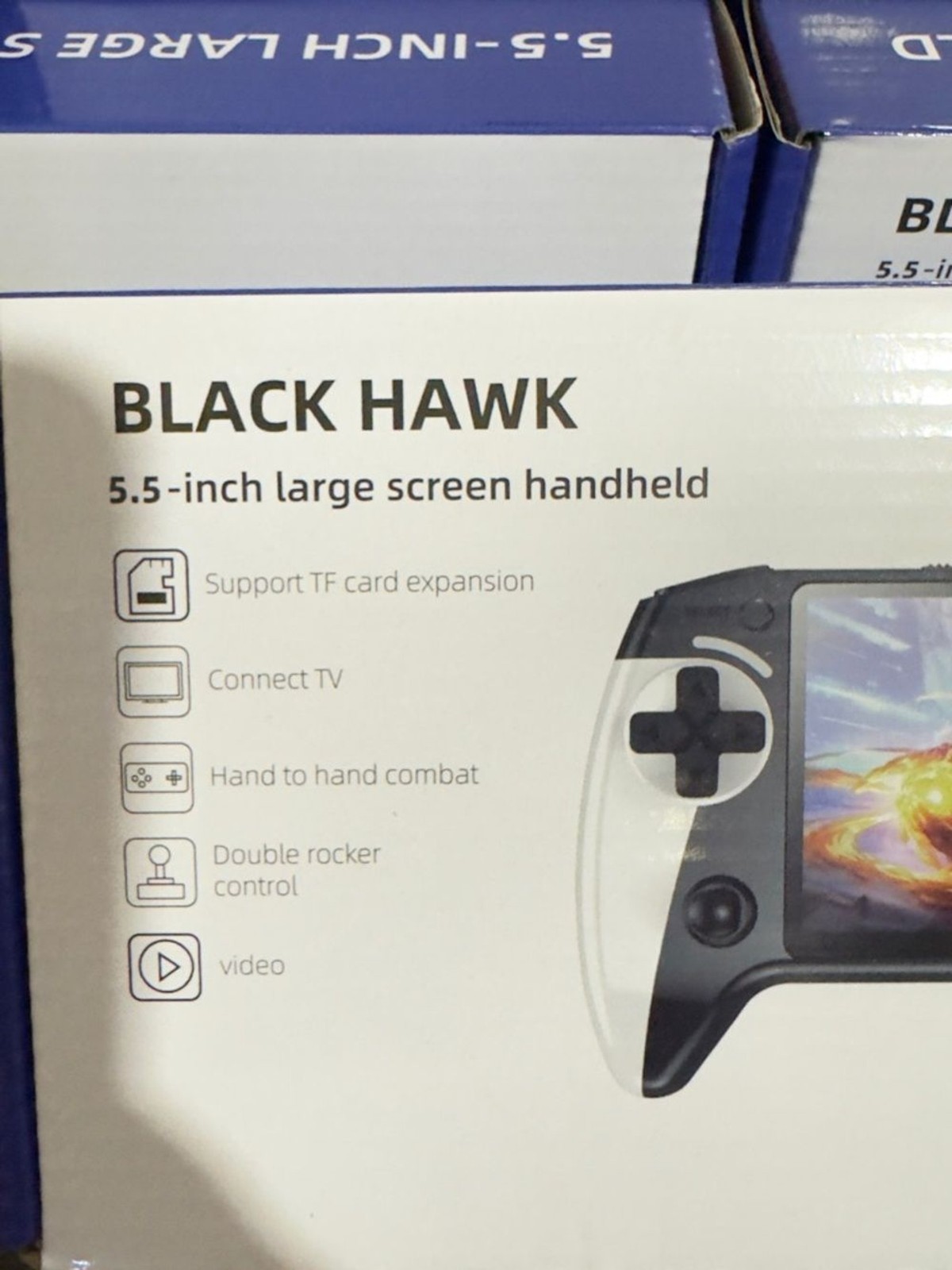 Handheld X9 Gaming Console 5.5 in Screen- TF Card- Play, Watch, Read and Listen