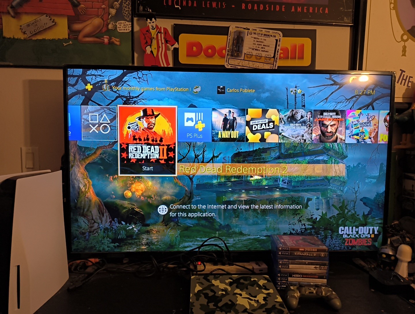 PS4 Slim Call Of Duty WW2 Camo Limited Edition In Box Lot Of 17 Games Read Des