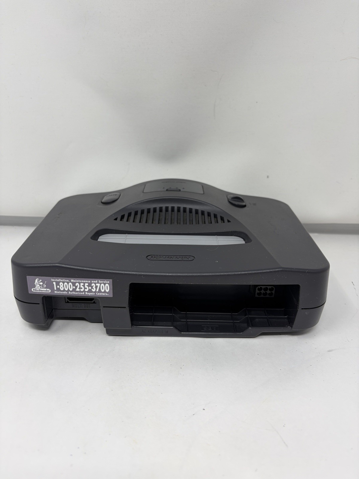 Nintendo 64 System N64 Console Charcoal Gray Tested Original Box