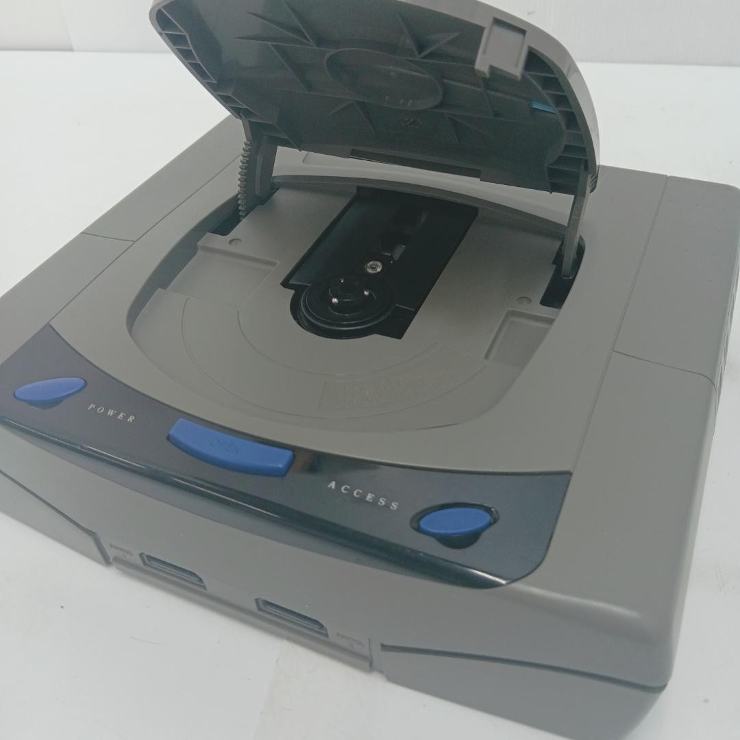 Sega Saturn HST-3200 3210 Gray Console Japanese System set tested working
