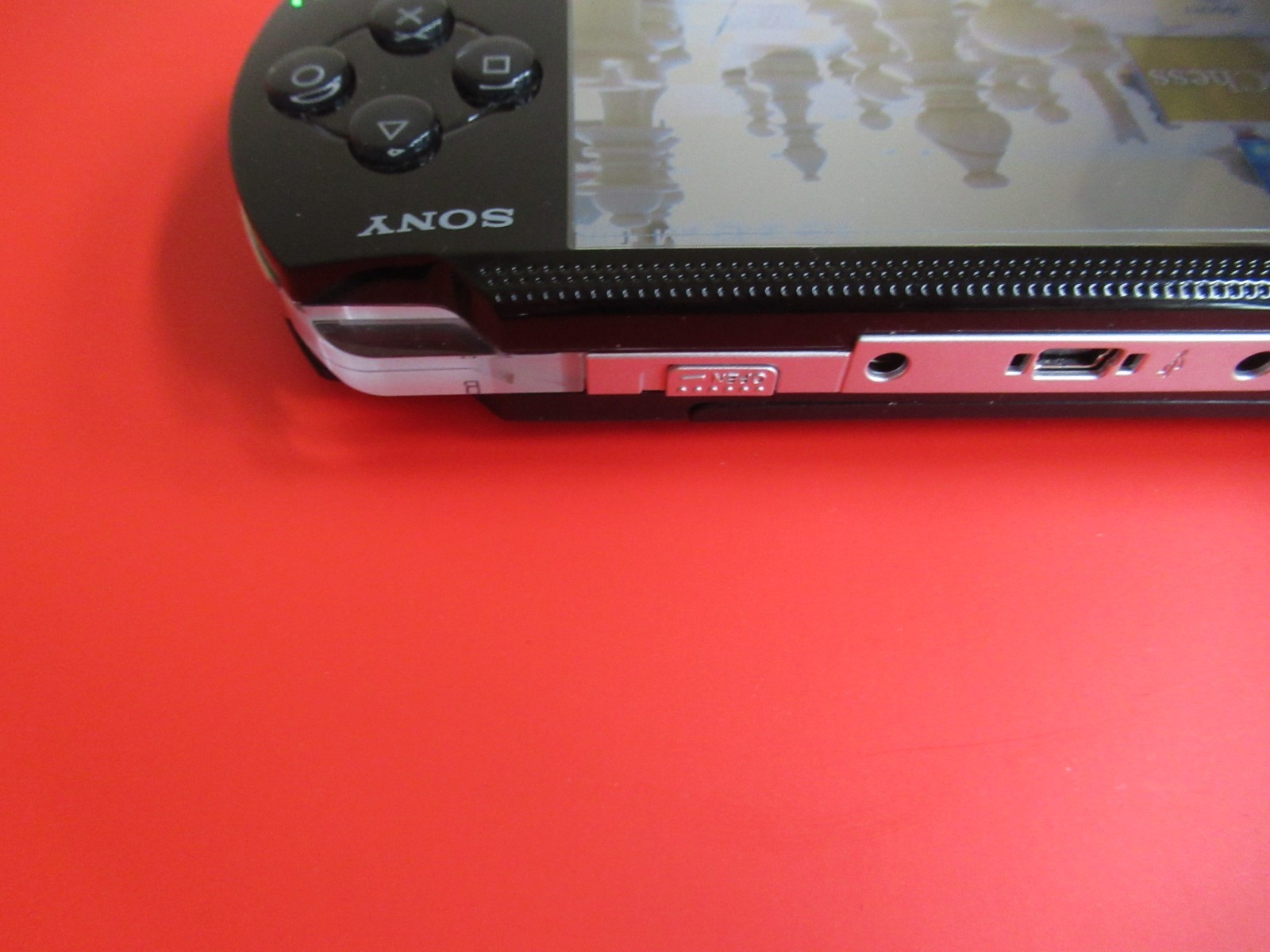 PSP 1000 Piano Black w/ Ark-4 USB power/data HQ battery 32gb, WORKING