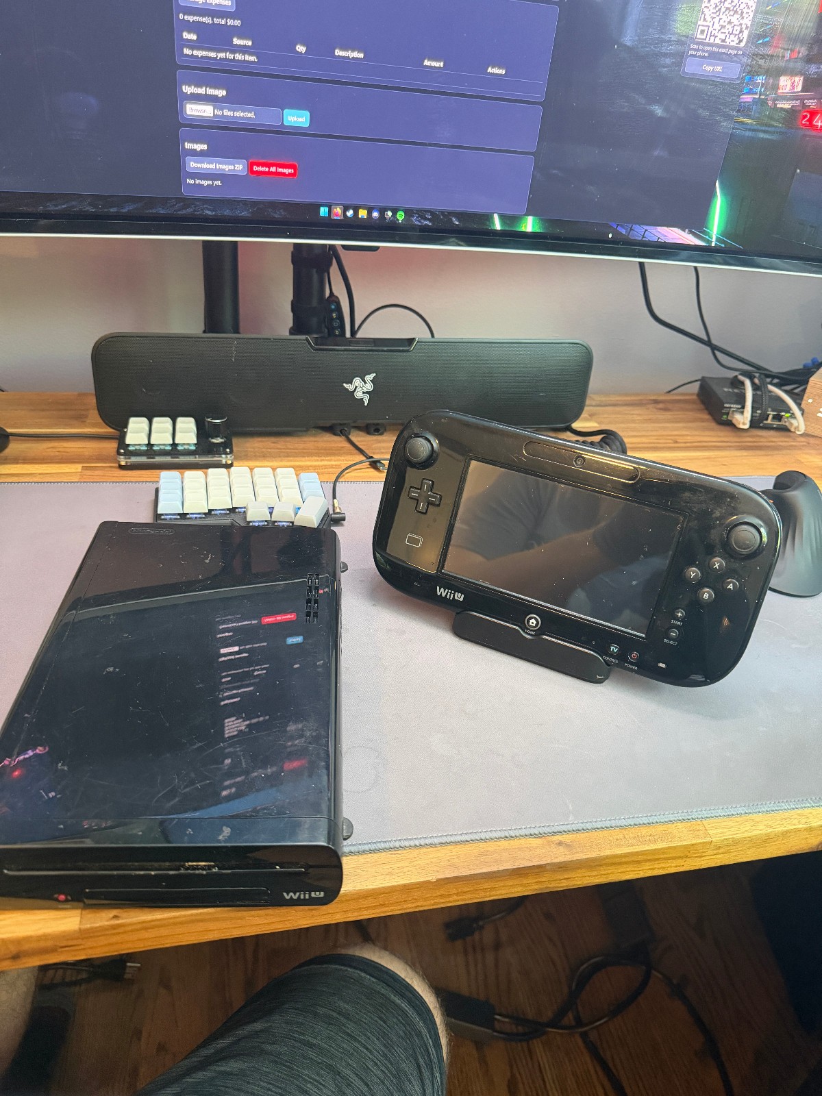 Nintendo Wii U Deluxe | Guitar Hero Live + Guitar (No Cables or Remotes)