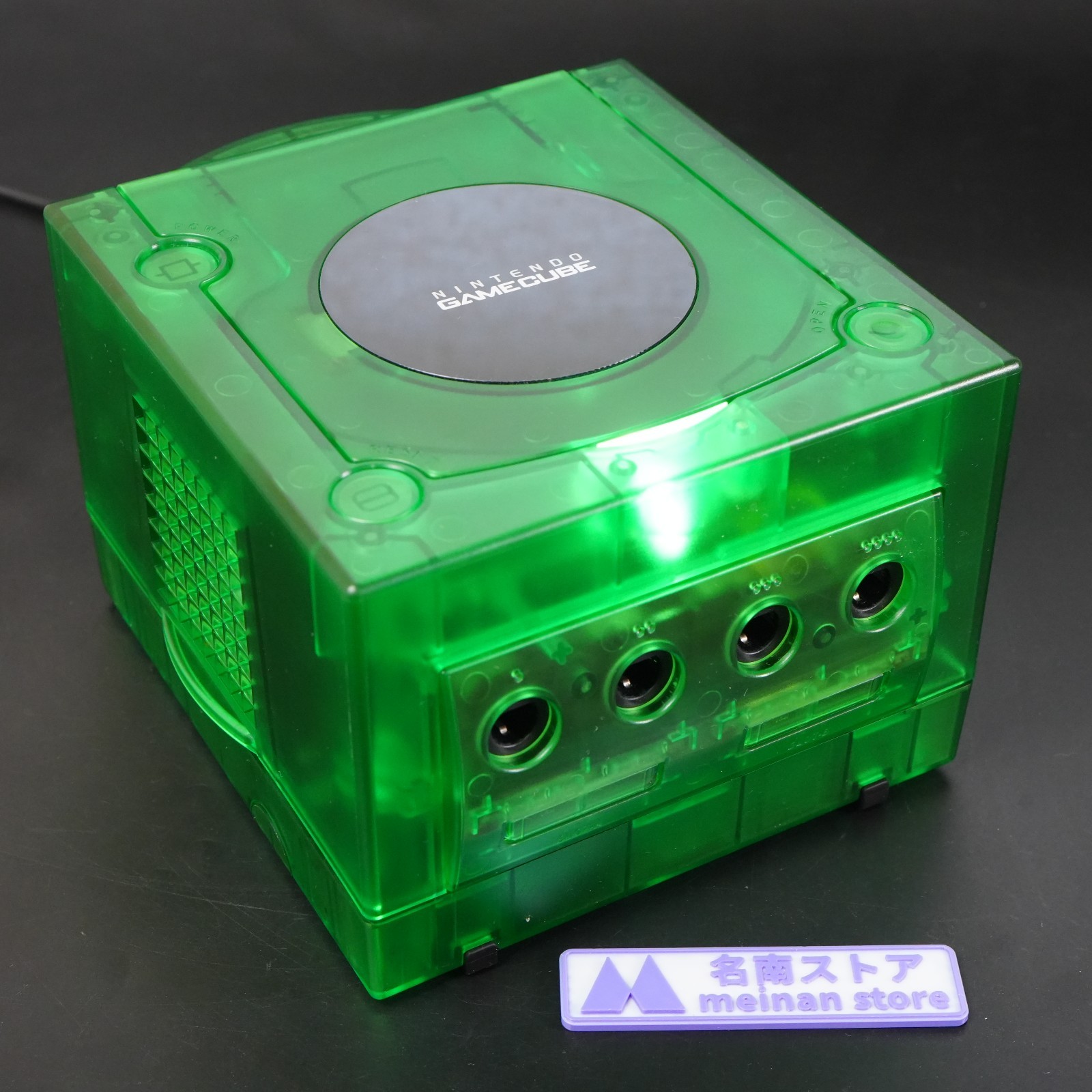 Nintendo GameCube Replacement Clear Green Shell Console NTSC U-C/J Region Switch