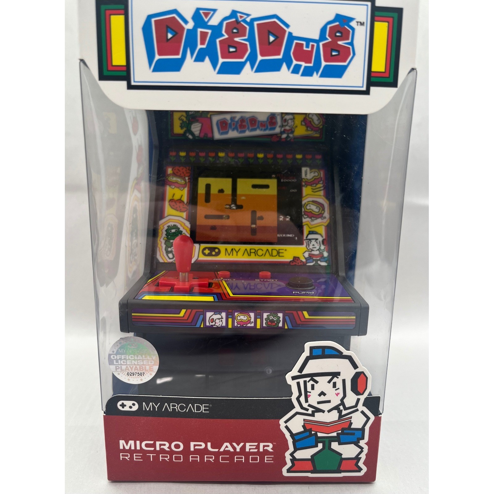 My Arcade Dig Dug Micro Player Retro Arcade Machine DGUNL-3221 New in Box