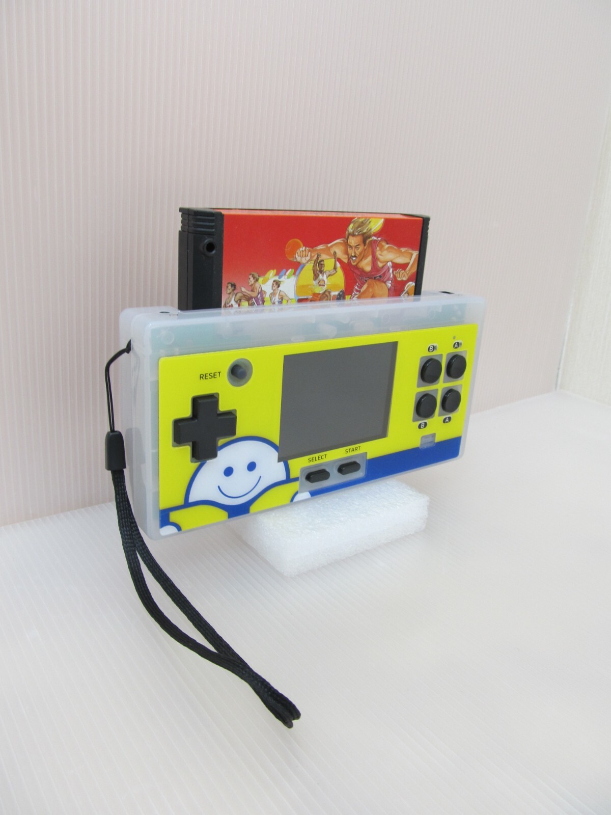 Famicom FC 8 bit Pocket Plus Japan Limited Book Off Ver. CIB Yellow x Blue NES