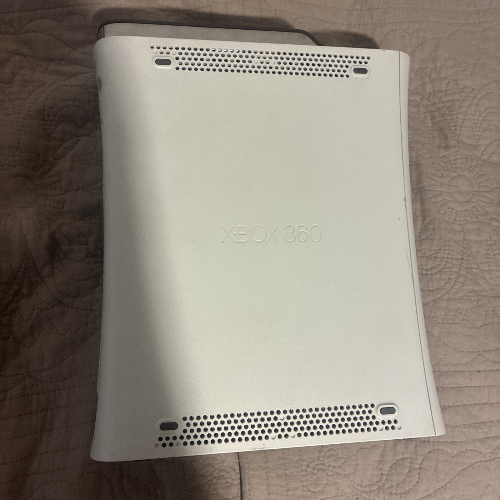 Xbox 360 Console With 120GB HDD White Console W Power Cord Tested & Working