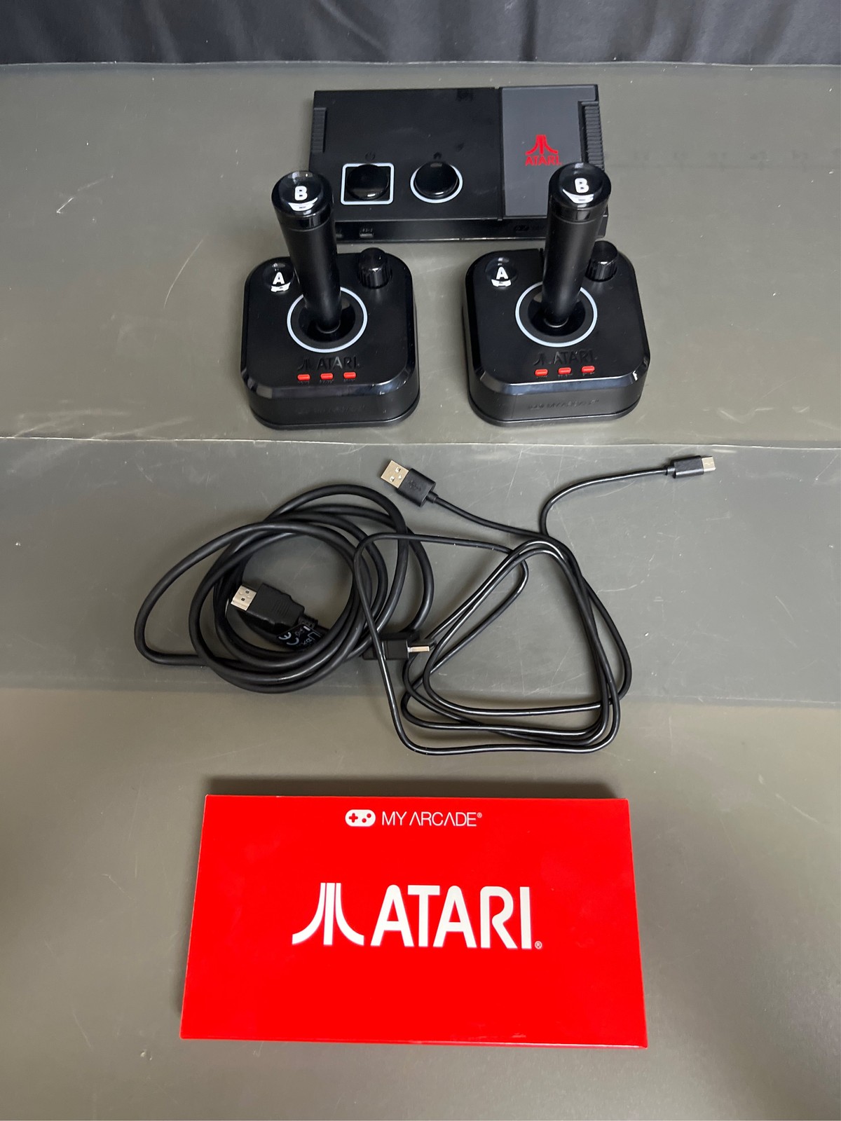 My Arcade Atari Game Station Pro: Retro Video Game Console with 200+ Games, Wire