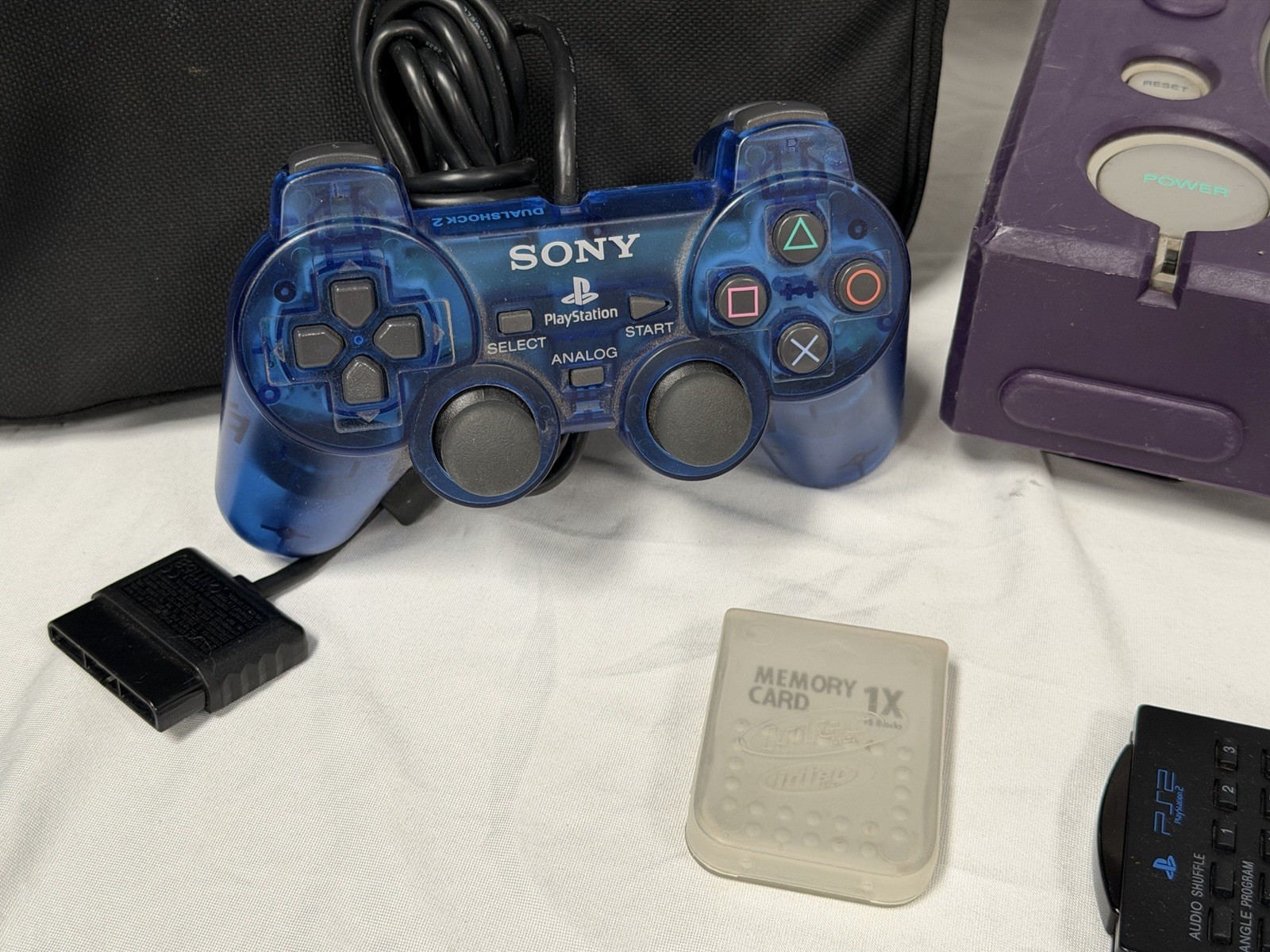 Sony PlayStation 1 PS1 Console Bundle w/ Controller SCPH-7501 W/ Cover & Case