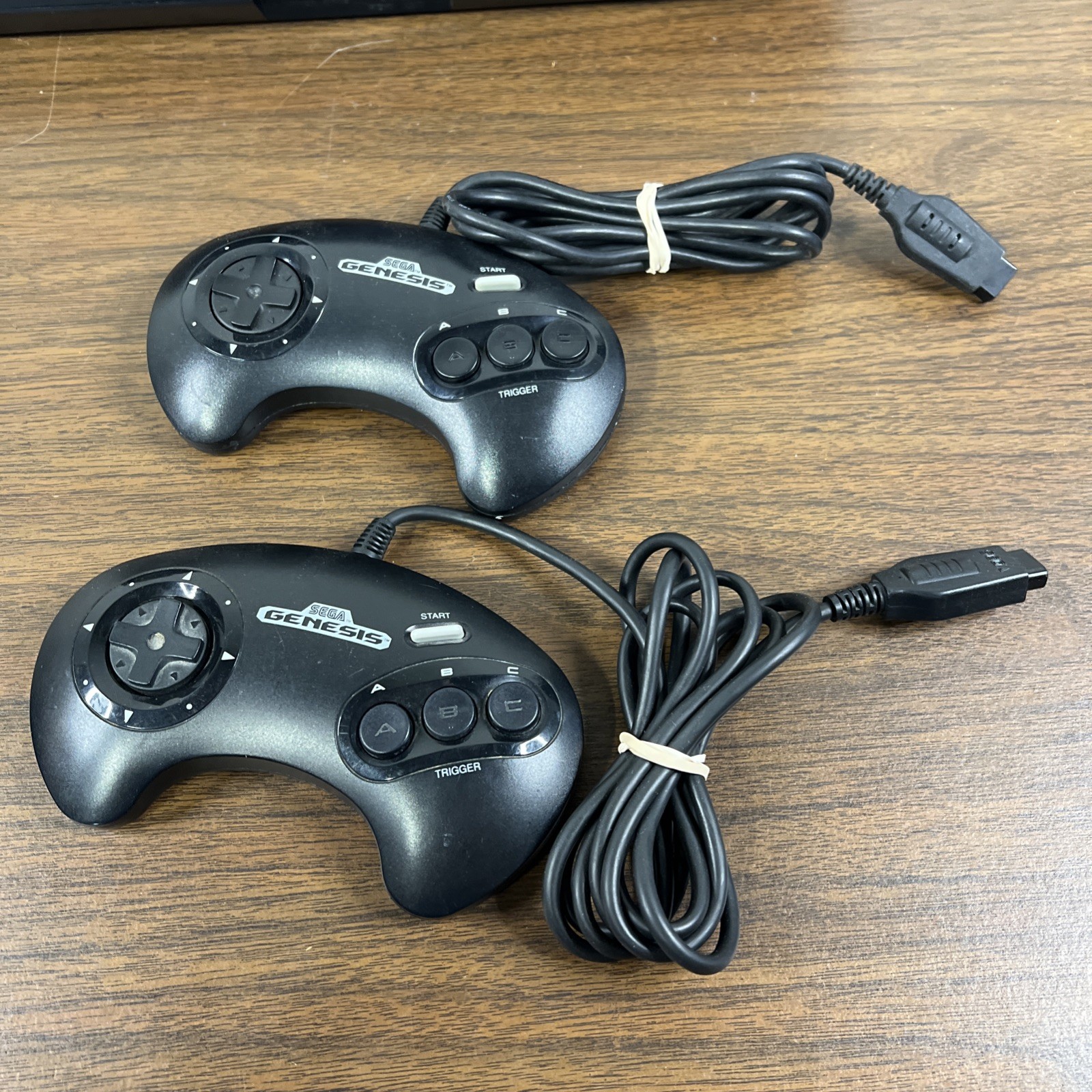 SEGA Genesis Model 1 1601 SEGA CD Model 2 MK-4102 2 Controllers Working NO CORDS
