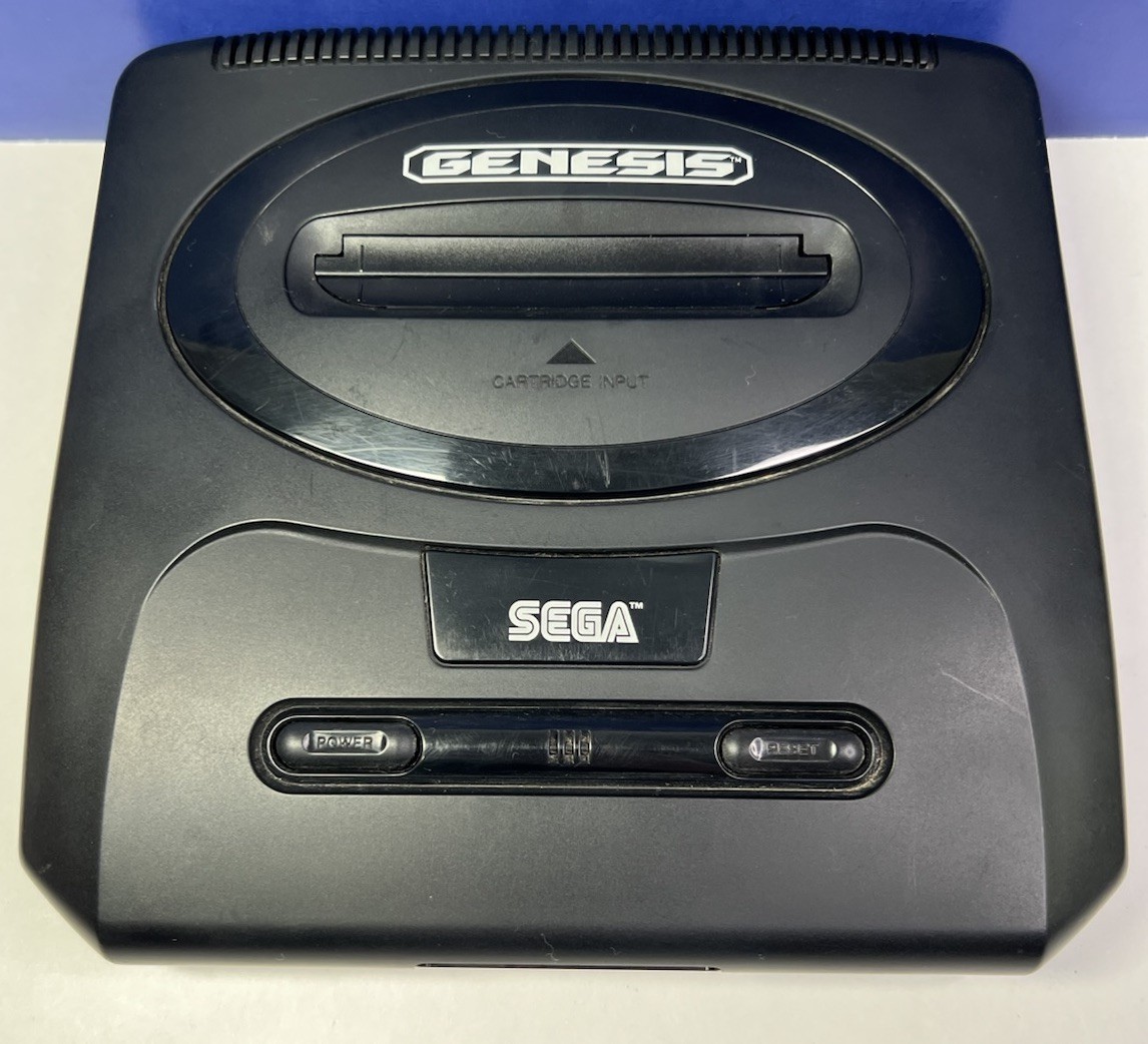 SEGA Genesis MK-1631 Console Bundle 1 Controller 1650 Power AV & Sonic 2 TESTED