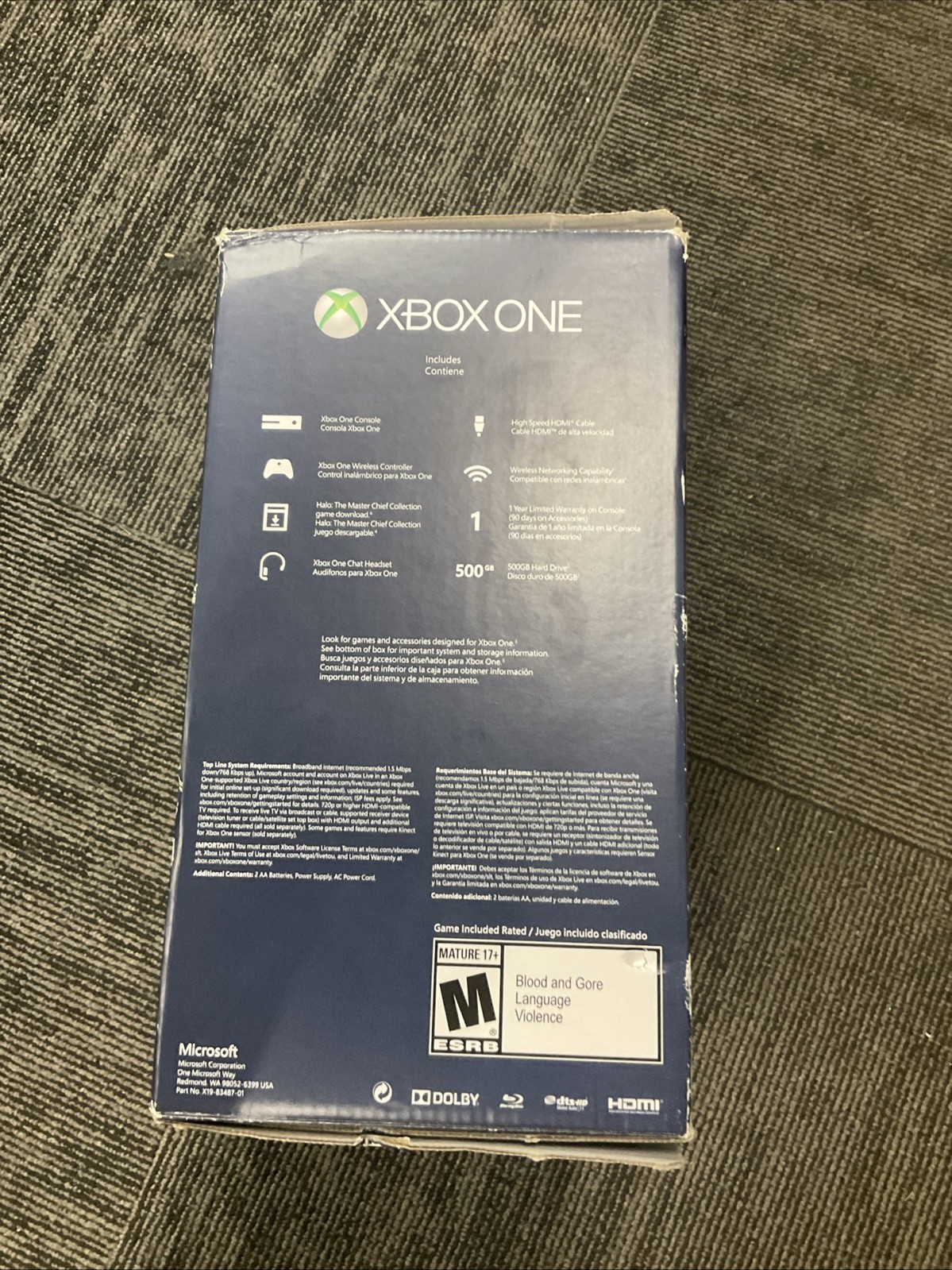 Microsoft Xbox One Halo: The Master Chief Collection Bundle 500GB Black Console