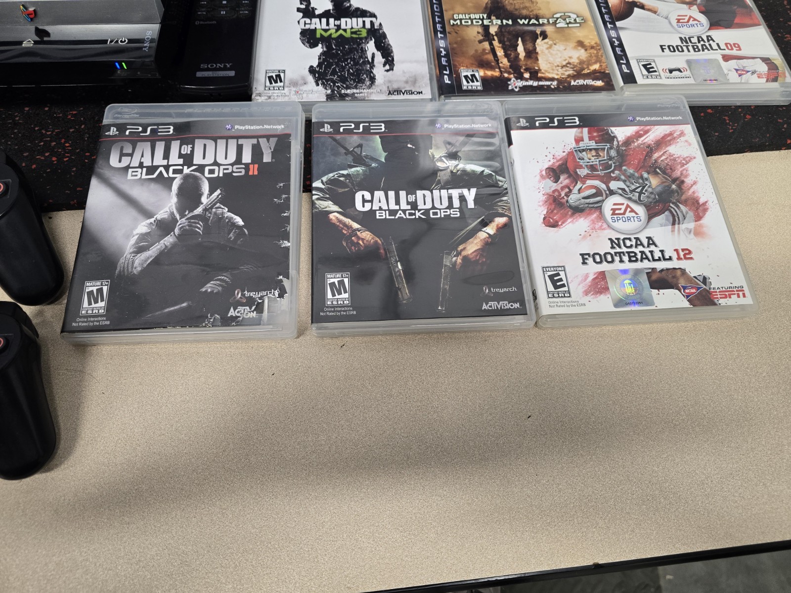 Sony PlayStation 3 PS3 CECHH01 40GB Console Bundle 2 Controllers 8 Games Tested