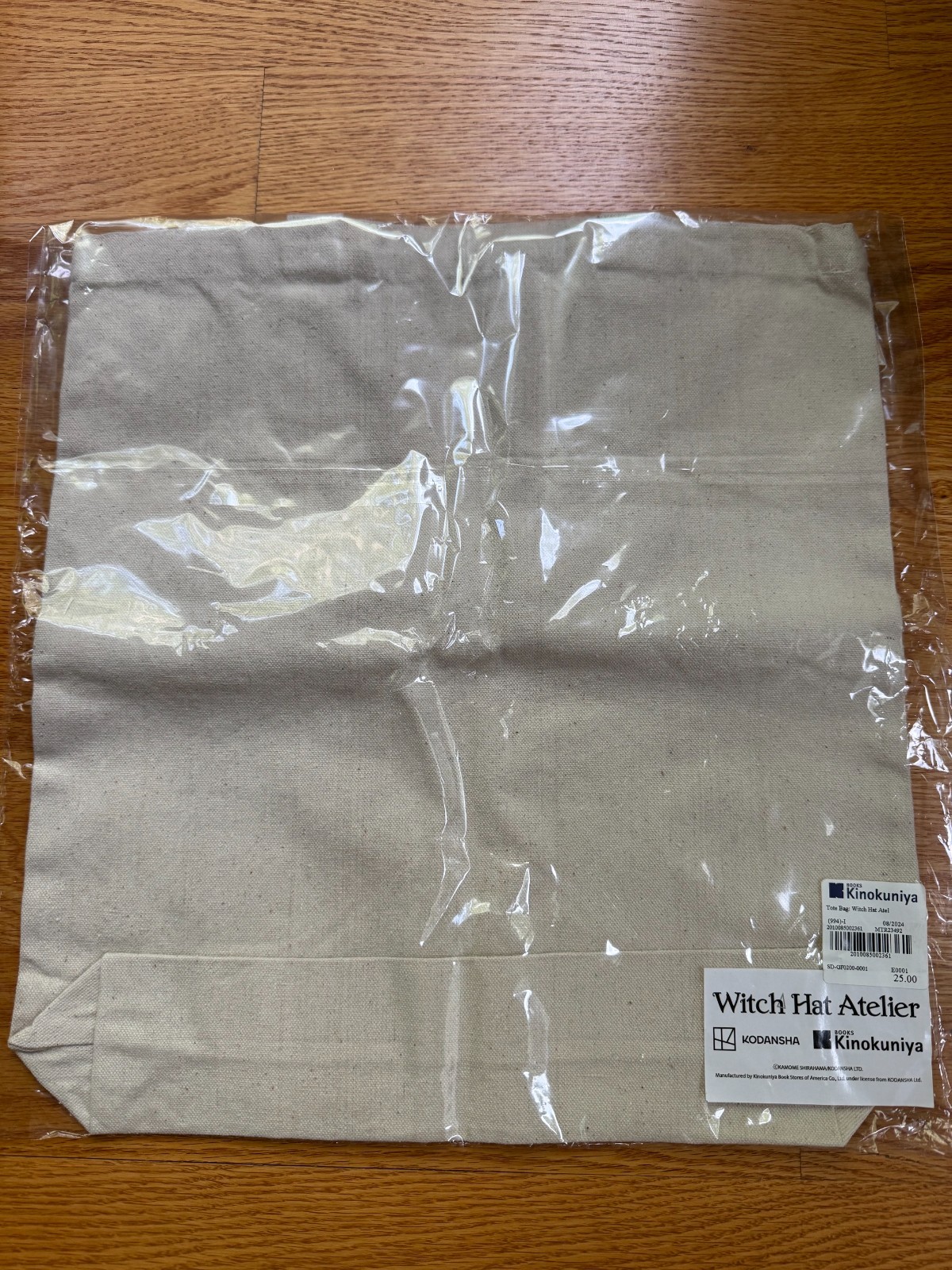 Witch Hat Atelier Tote Bag AnimeNYC 2024 Kinokuniya Kamome Shirahama Kodansha LE