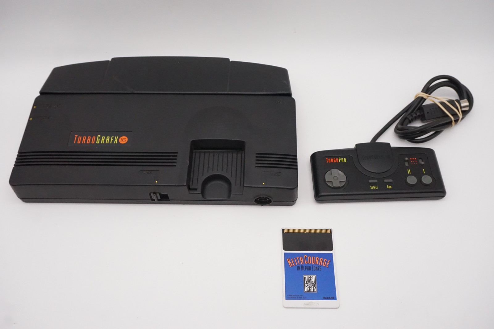 NEC TurboGrafx 16 Console With Controller and Keith Courage Tested