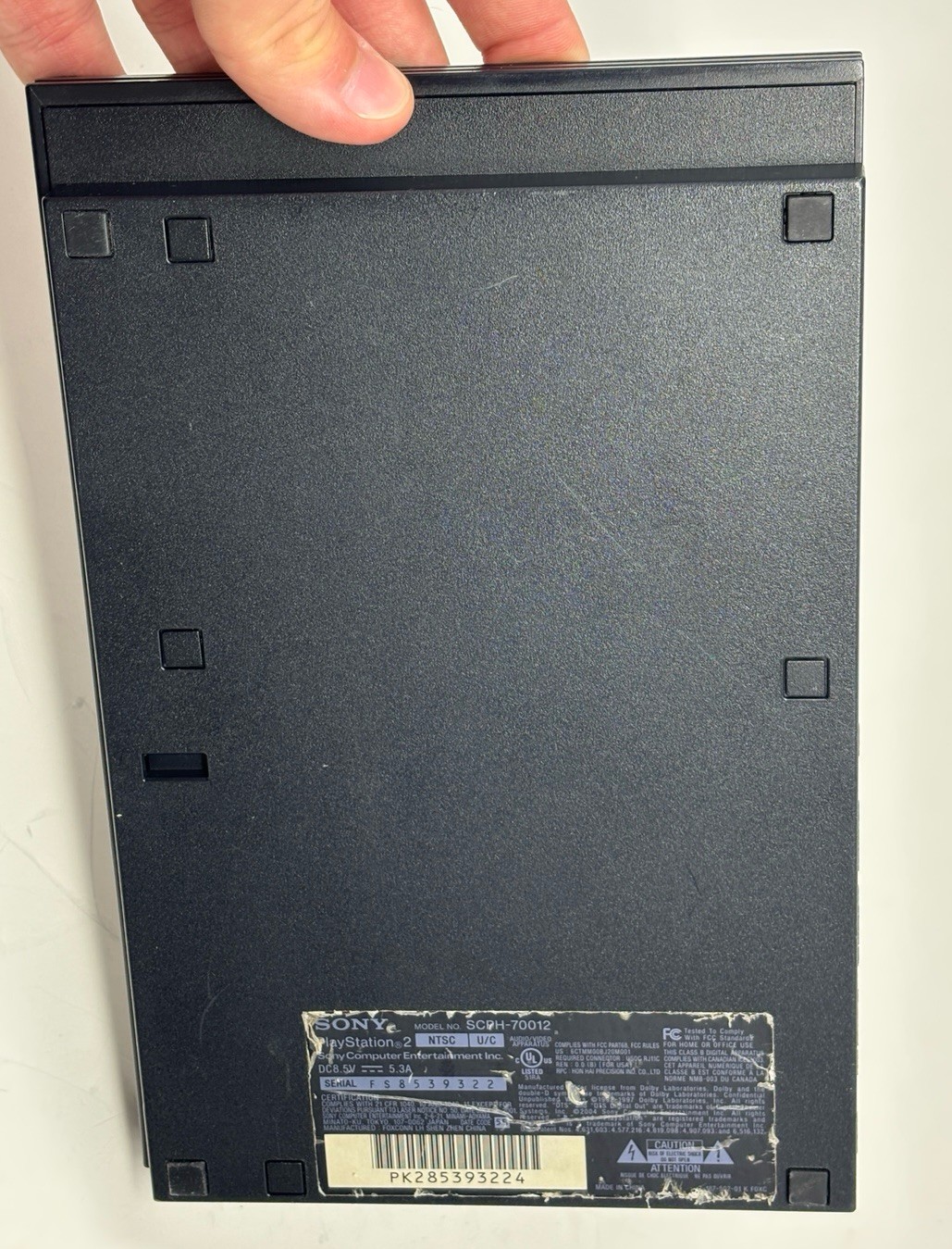 USED – Sony PlayStation 2 PS2 Slim Console Bundle – NEW LENS + BATTERY – CLEANED