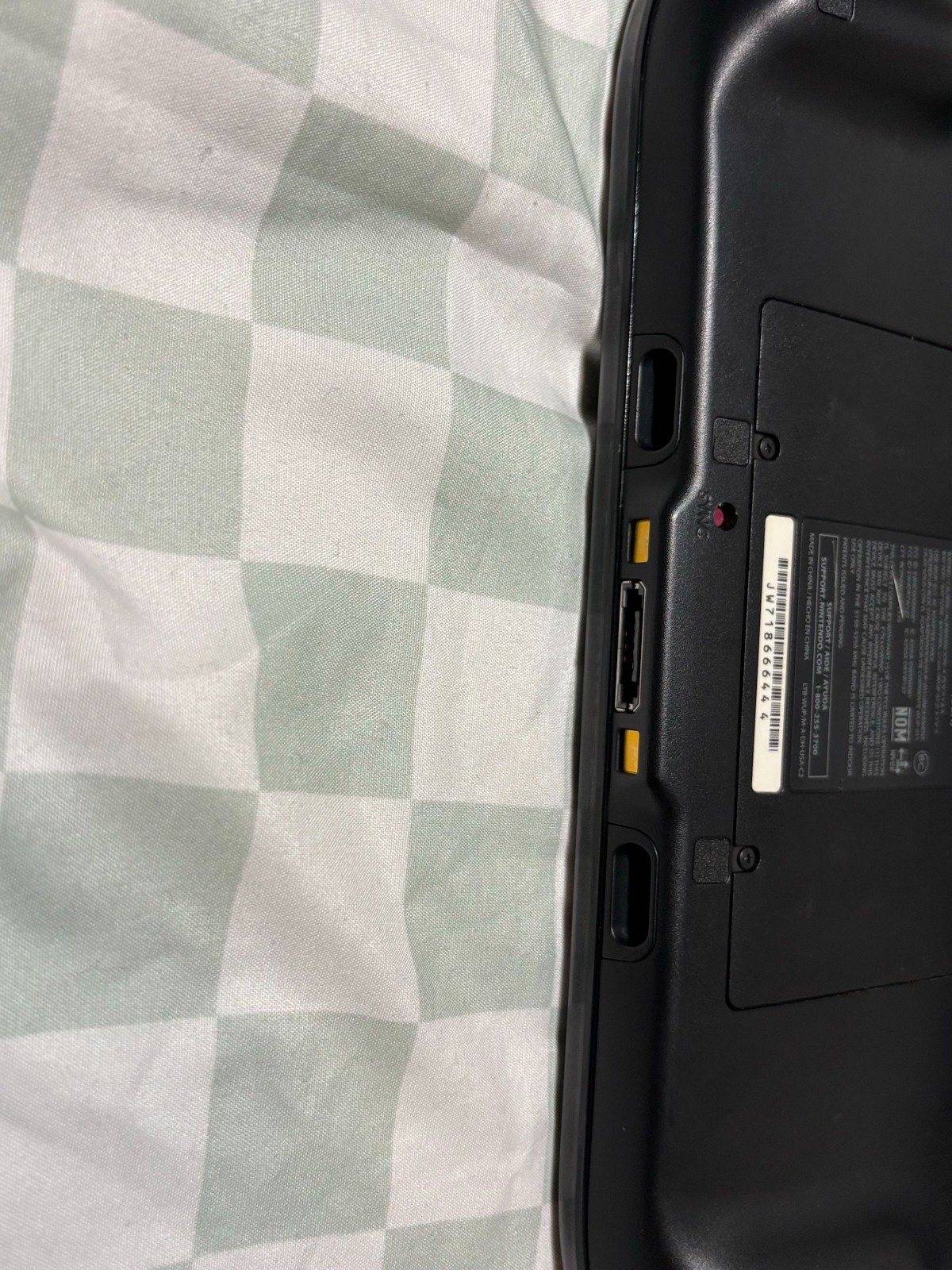 Nintendo Wii U 32GB Black Handheld System(red and silver Mario controllers inc.)