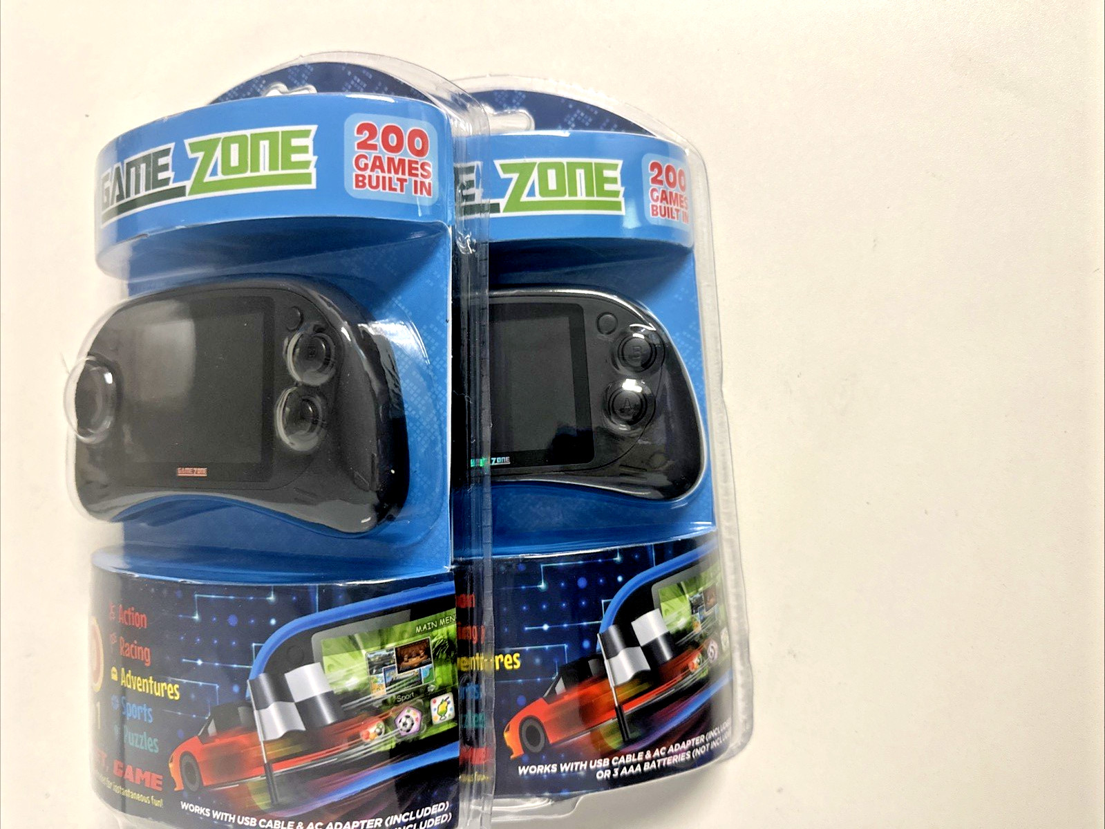 Handheld Portable Digital Screen 200 Games , 2.7” Color Display BLACK NEW SEAL