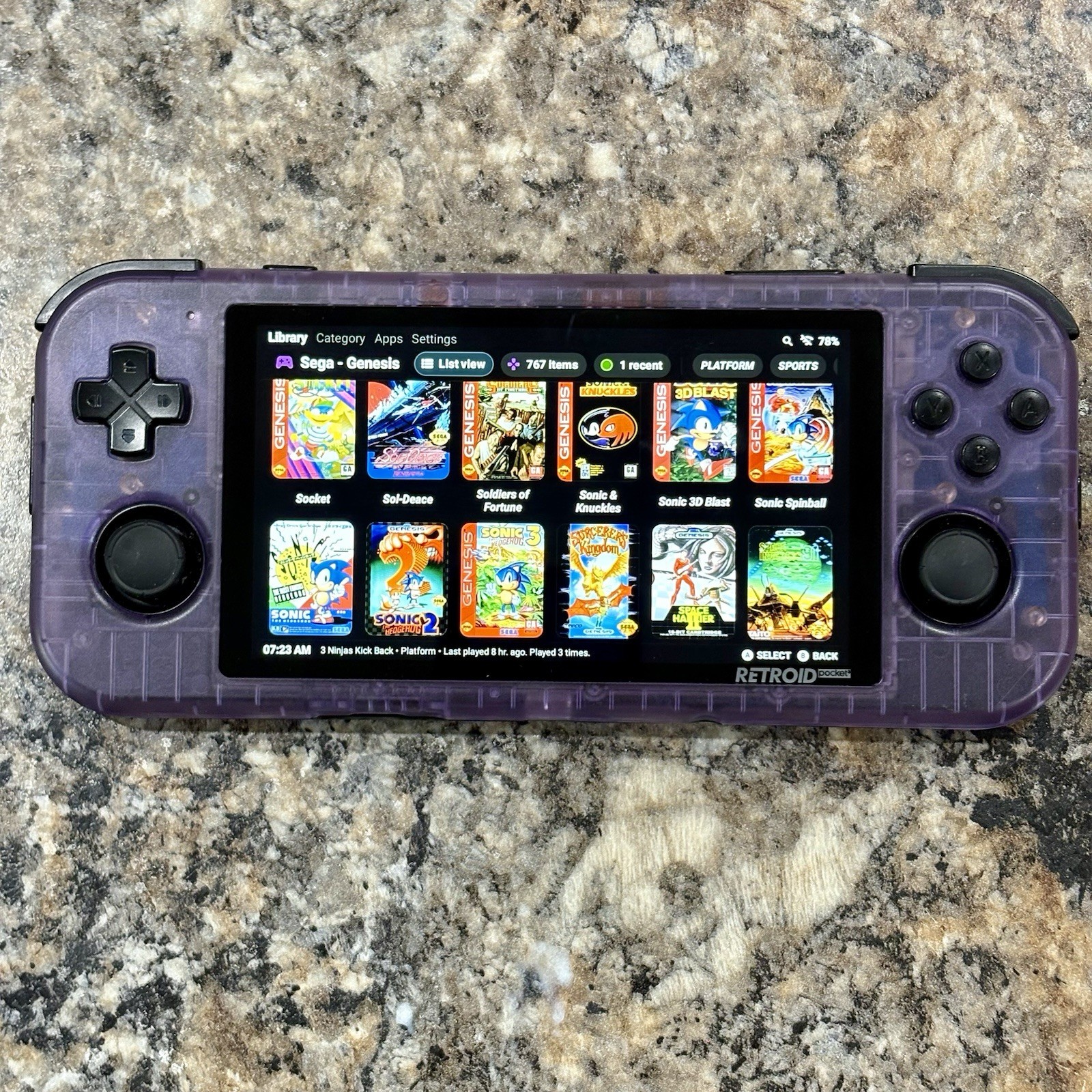 Retroid Pocket 3+ Plus, Gaming Handheld, 128GB + 64GB Card, Custom Ready To Play